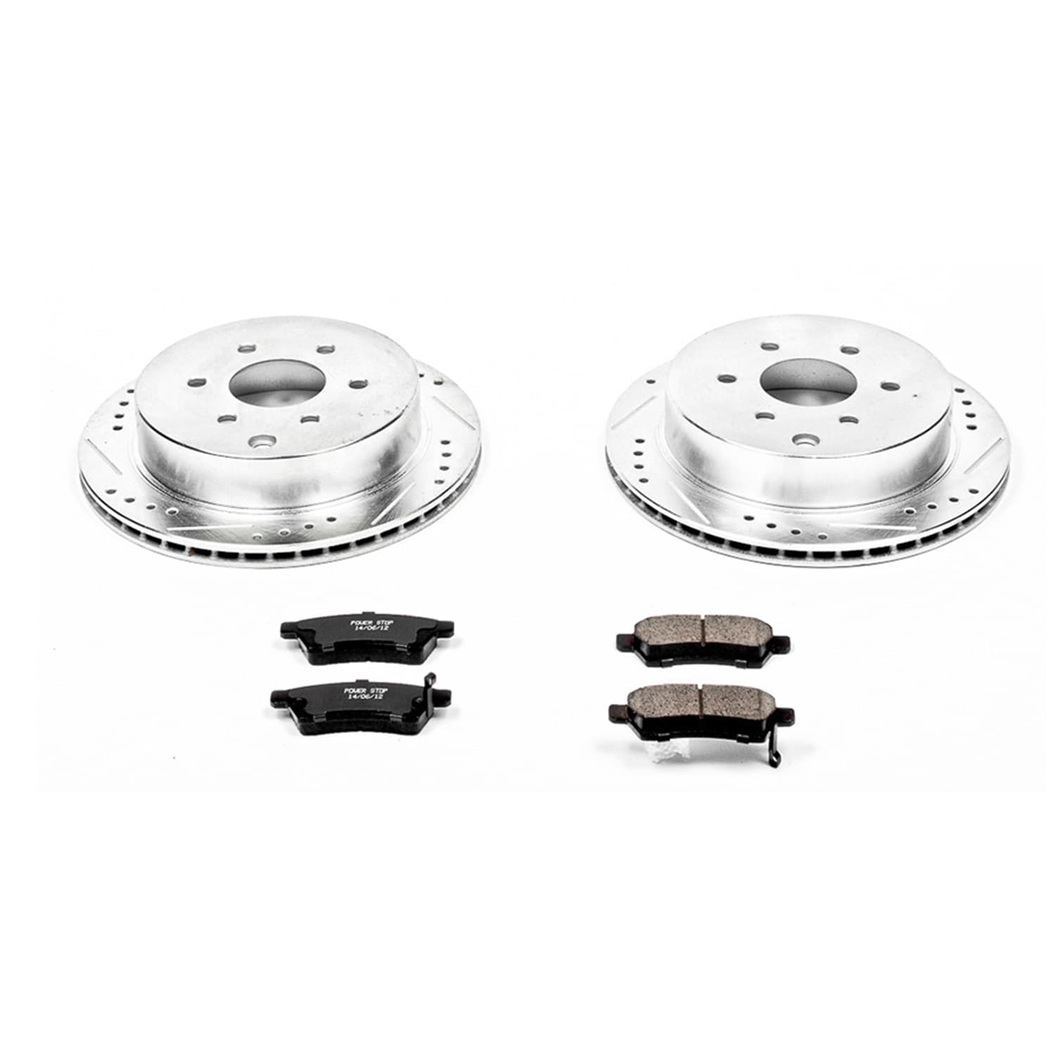 Power Stop - K4621 - Rear - Disc Brake Pad and Rotor Kit image 1