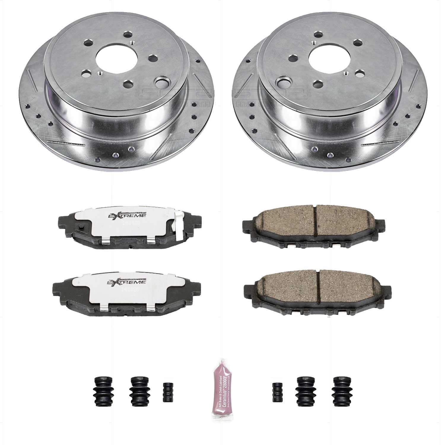 Power Stop - K4631-26 - Rear - Disc Brake Pad and Rotor Kit image 1