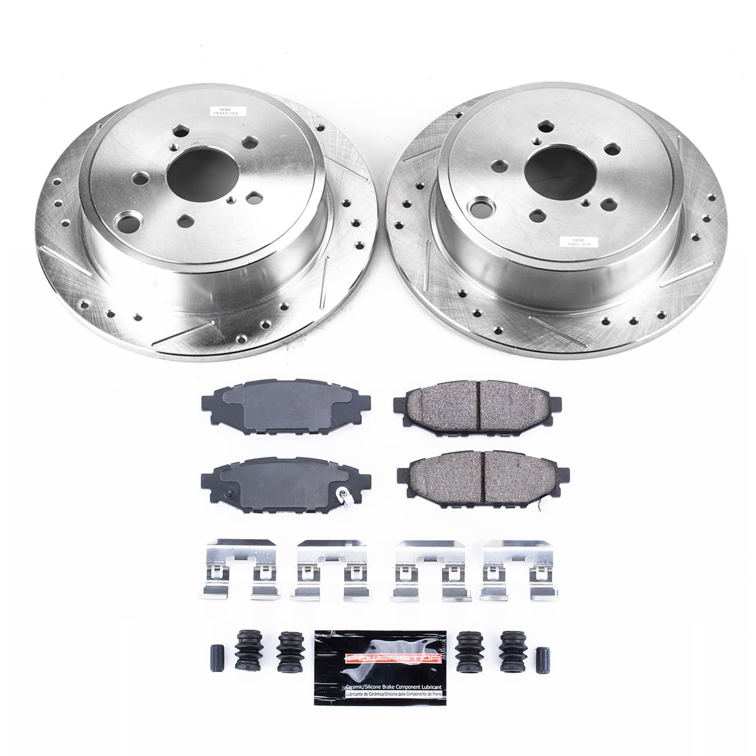 Power Stop - K4631 - Rear - Disc Brake Pad and Rotor Kit image 1