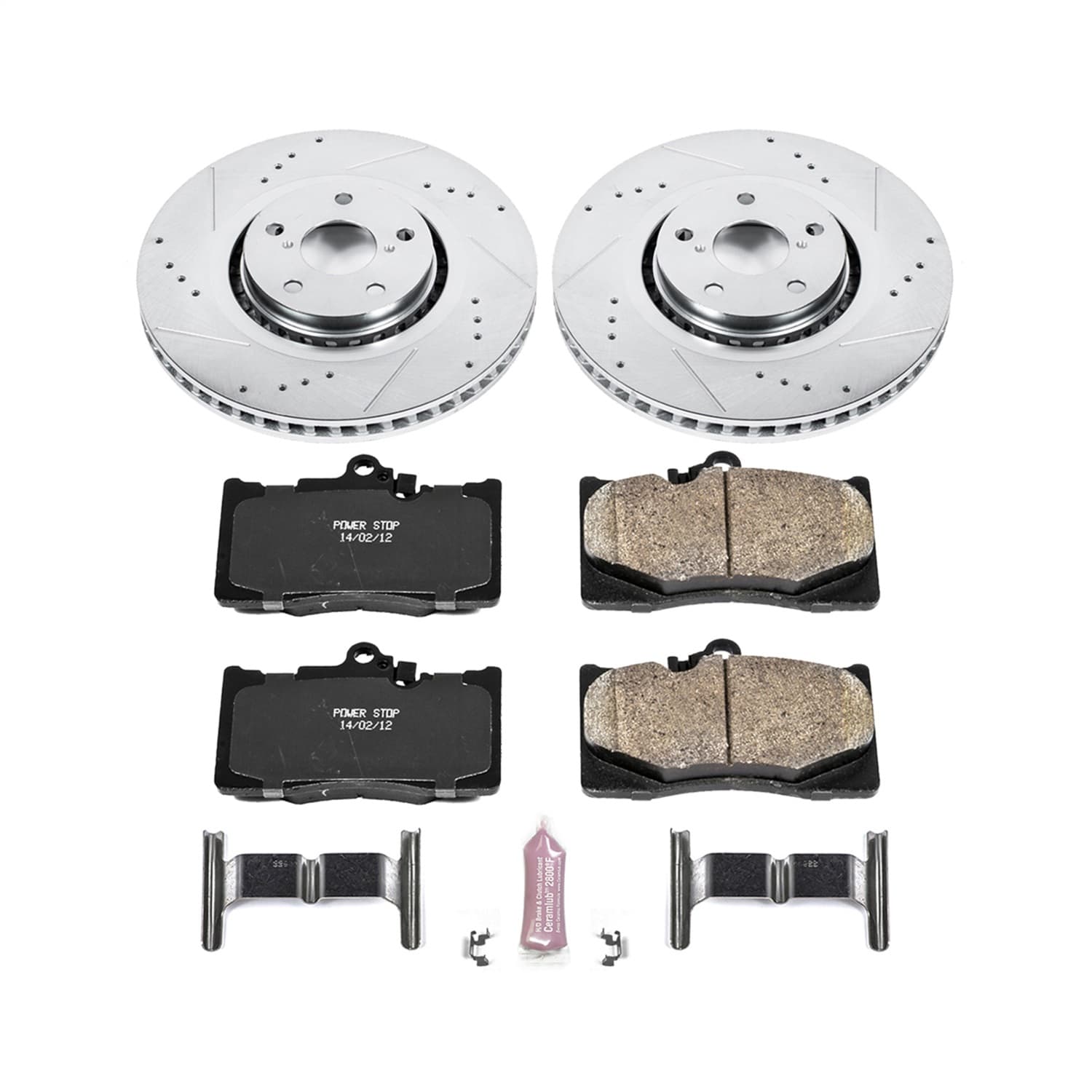 Power Stop - K4633 - Front - Disc Brake Pad and Rotor Kit image 1