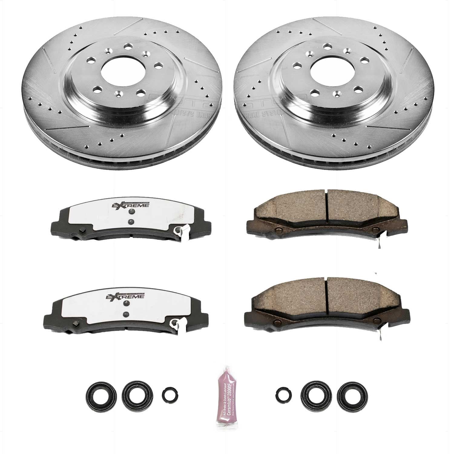 Power Stop - K4654-26 - Front - Disc Brake Pad and Rotor Kit image 1