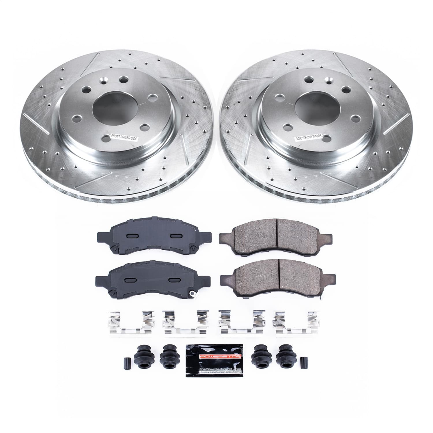 Power Stop - K4657 - Front - Disc Brake Pad and Rotor Kit image 1