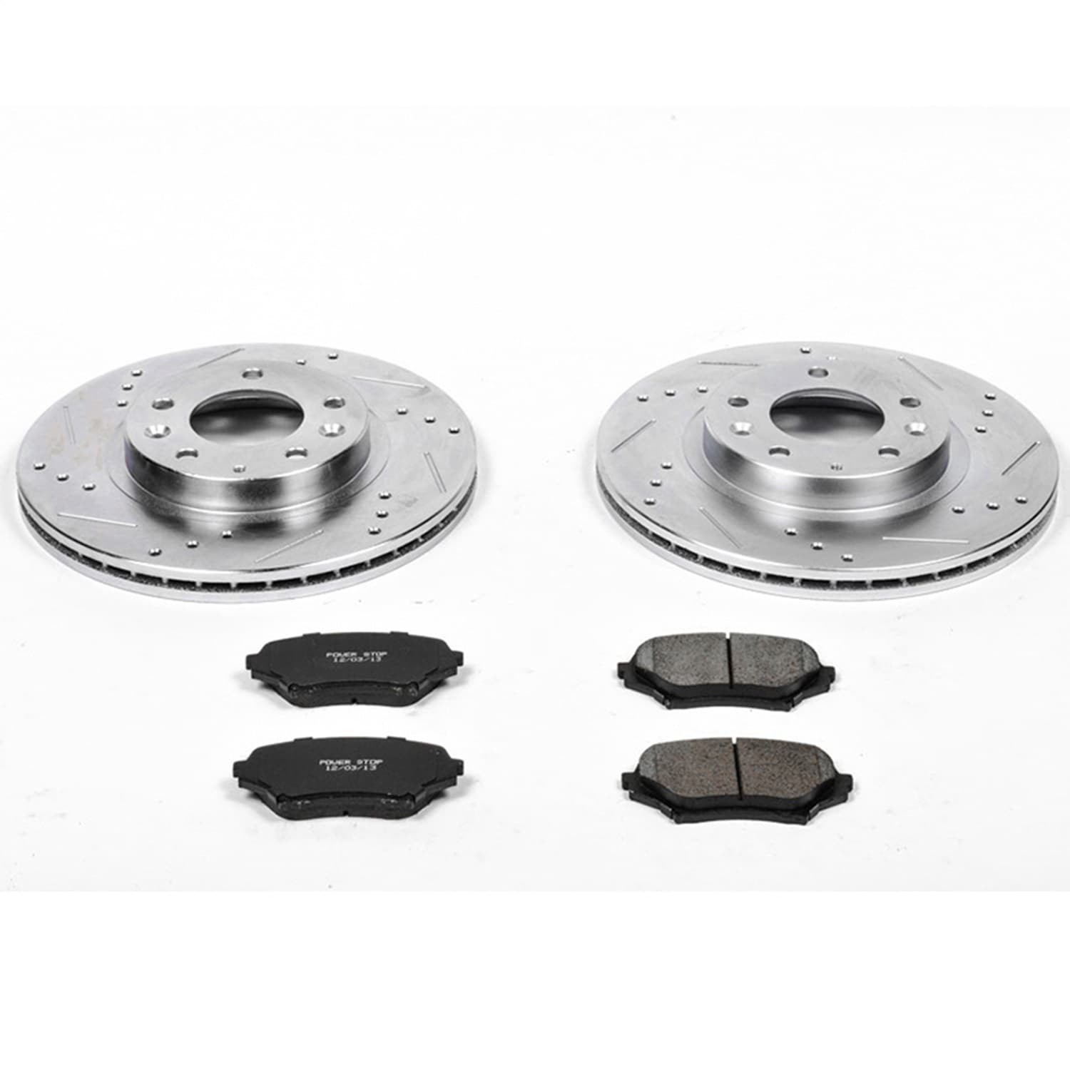 Power Stop - K4659 - Front - Disc Brake Pad and Rotor Kit image 1