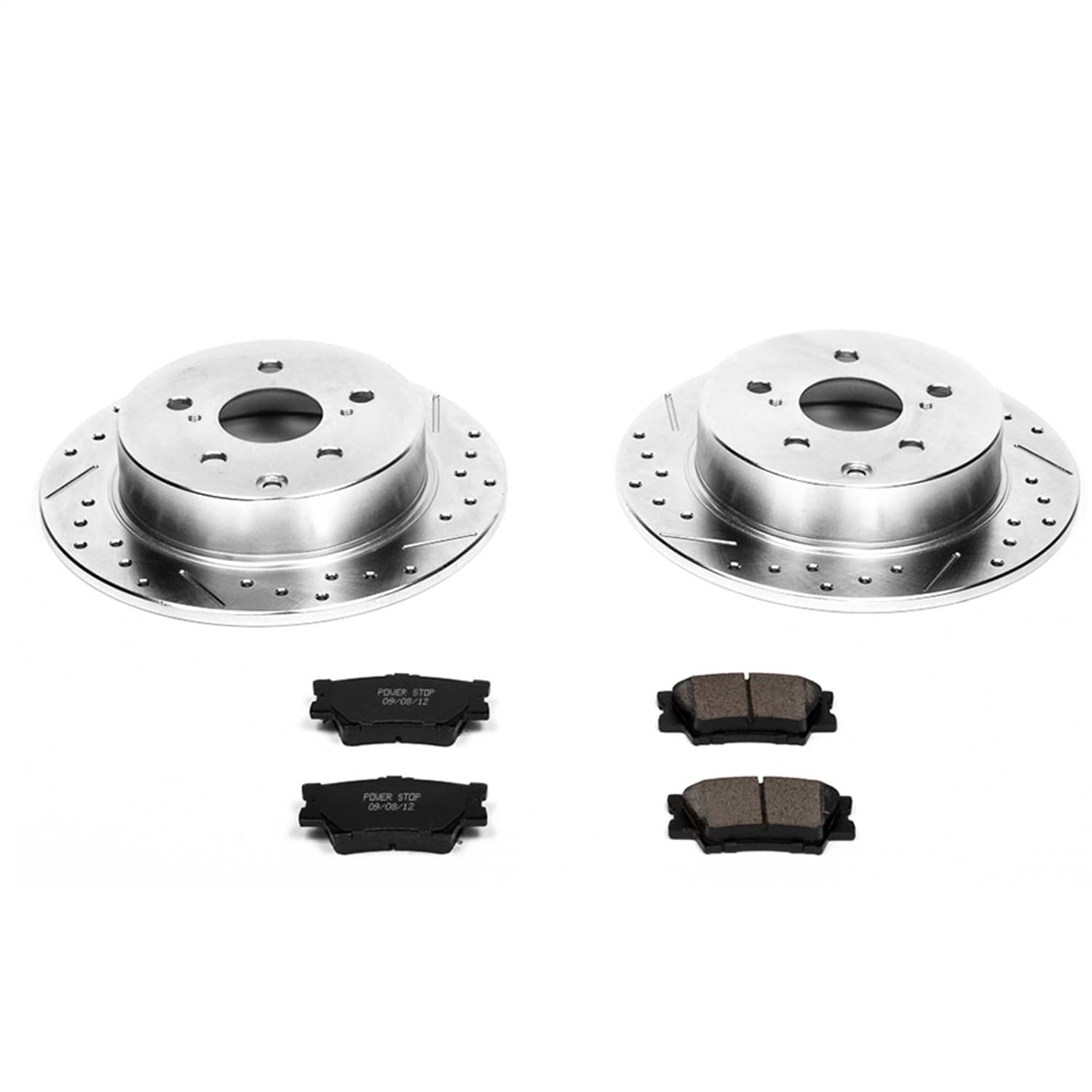 Power Stop - K4670 - Rear - Disc Brake Pad and Rotor Kit image 1