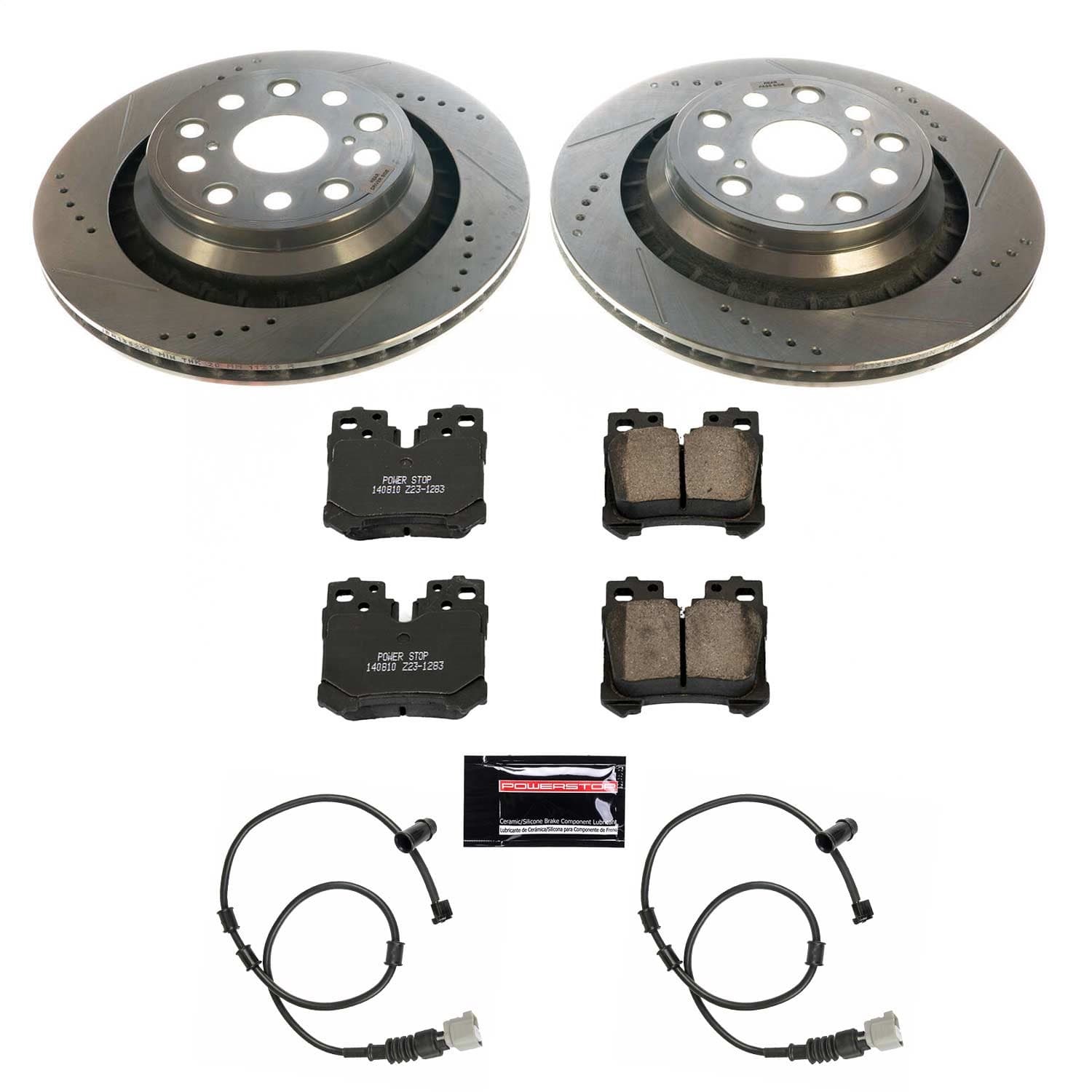 Power Stop - K4690 - Rear - Disc Brake Pad and Rotor Kit image 1