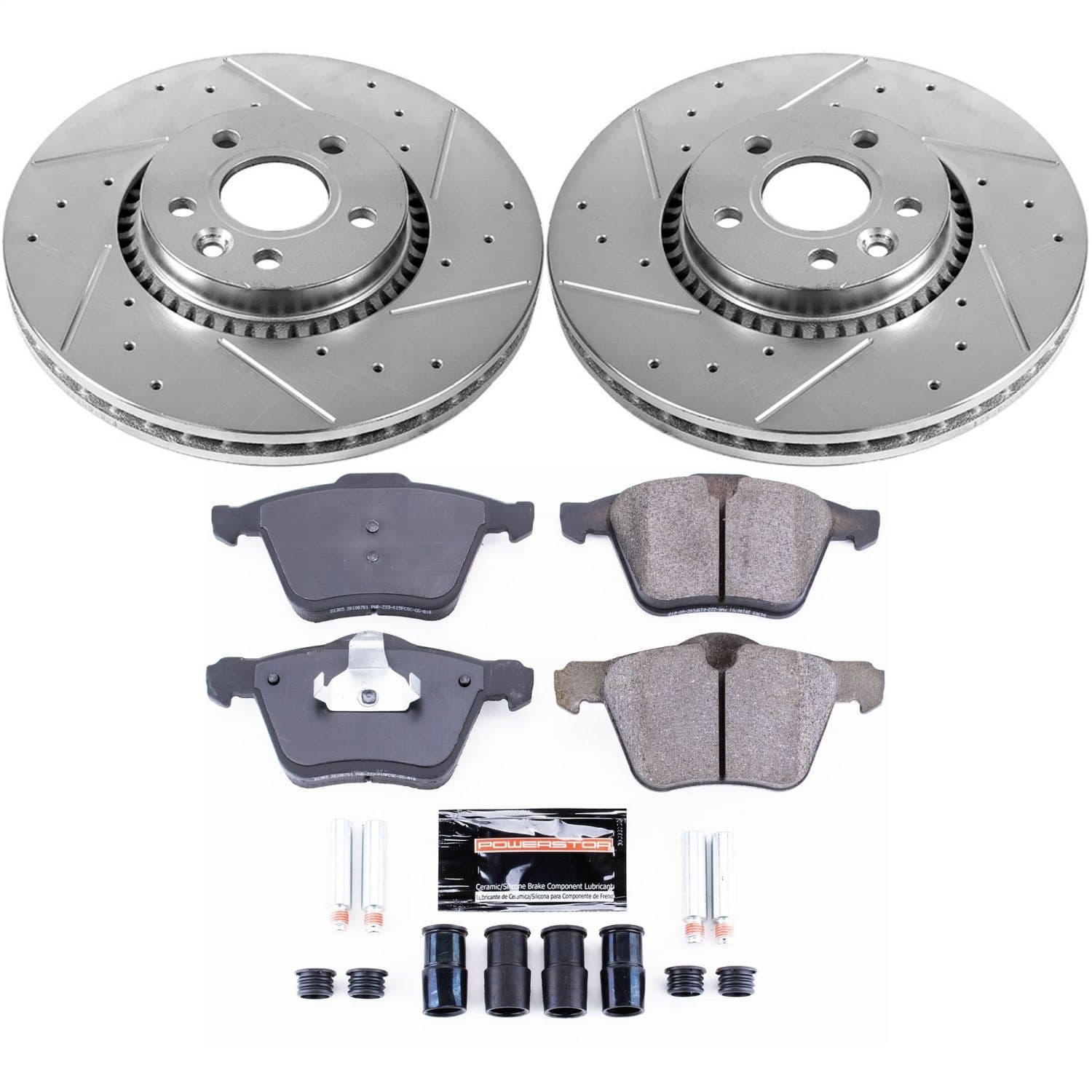 Power Stop - K4698 - Front - Disc Brake Pad and Rotor Kit image 1