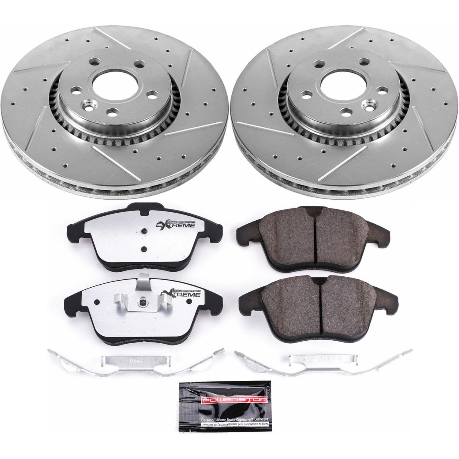 Power Stop - K4701-36 - Front - Disc Brake Pad and Rotor Kit image 1