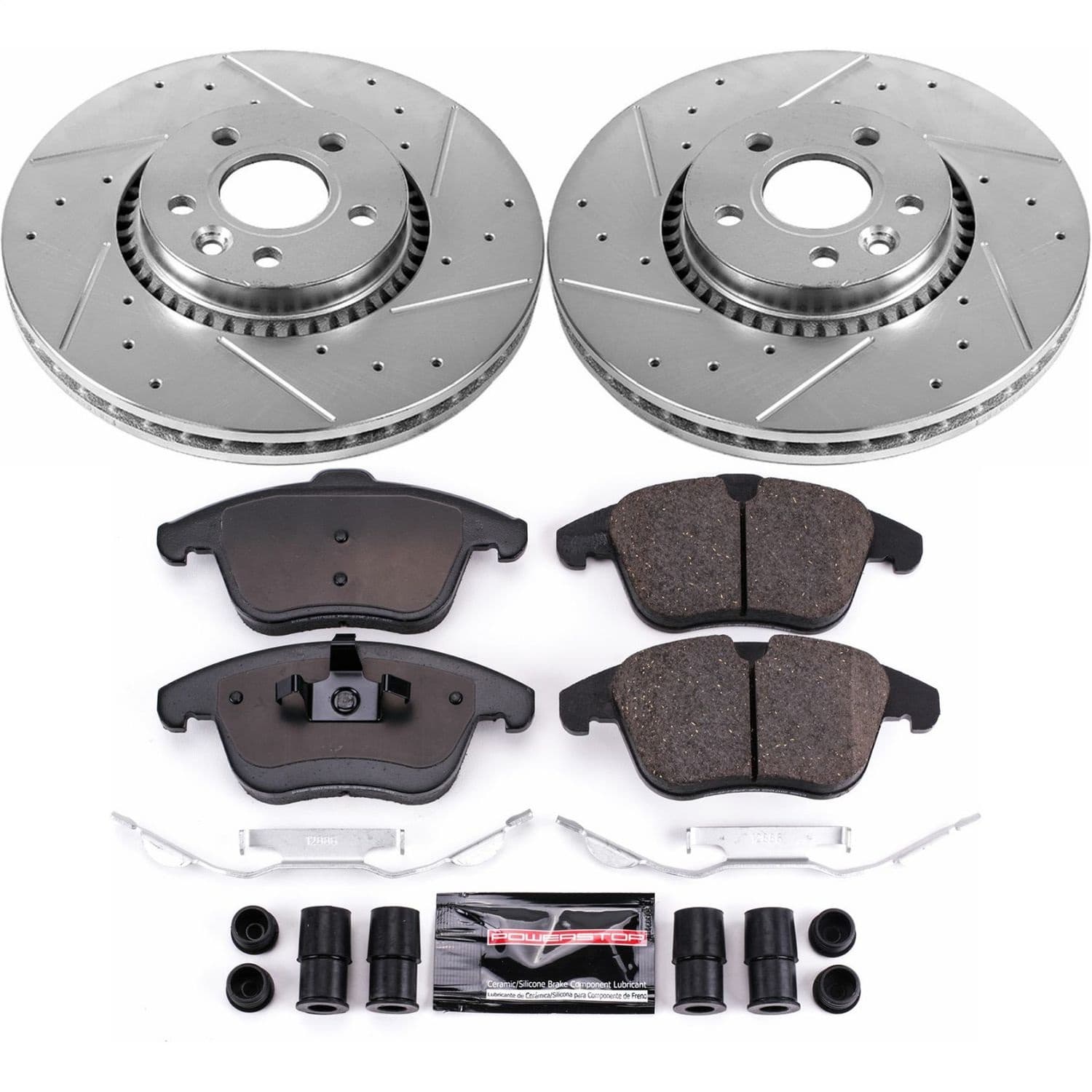 Power Stop - K4701 - Front - Disc Brake Pad and Rotor Kit image 1