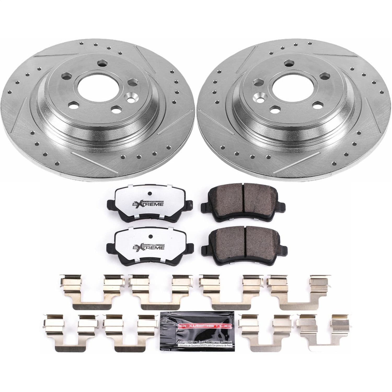 Power Stop - K4704-36 - Rear - Disc Brake Pad and Rotor Kit image 1