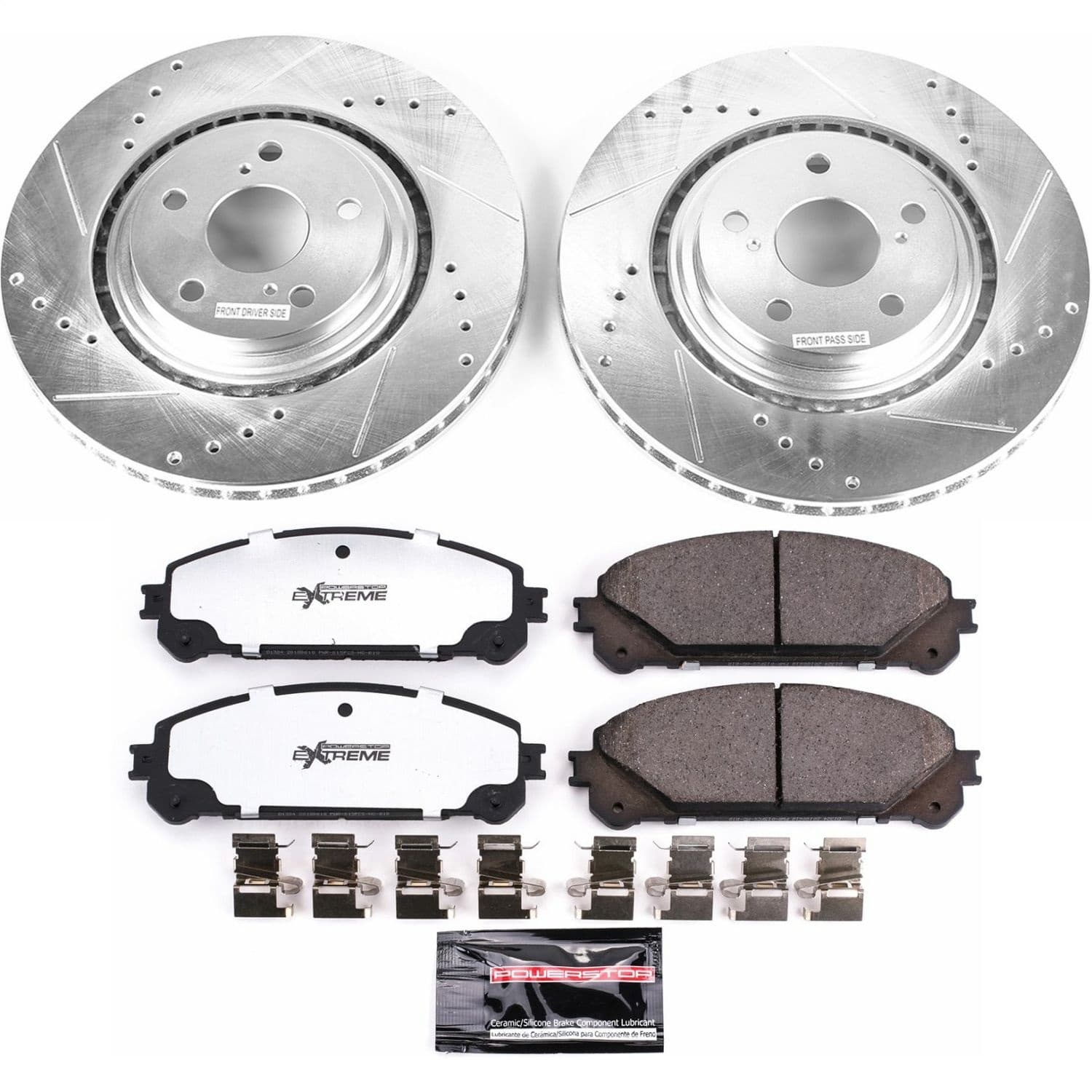 Power Stop - K4713-36 - Front - Disc Brake Pad and Rotor Kit image 1