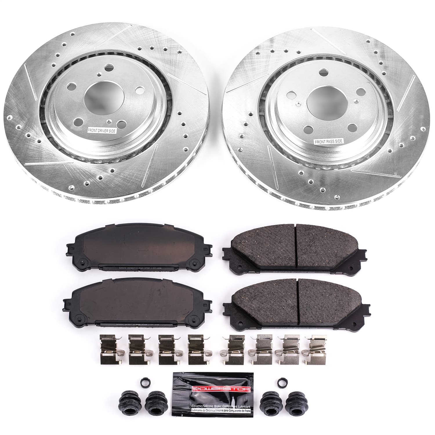 Power Stop - K4713 - Front - Disc Brake Pad and Rotor Kit image 1