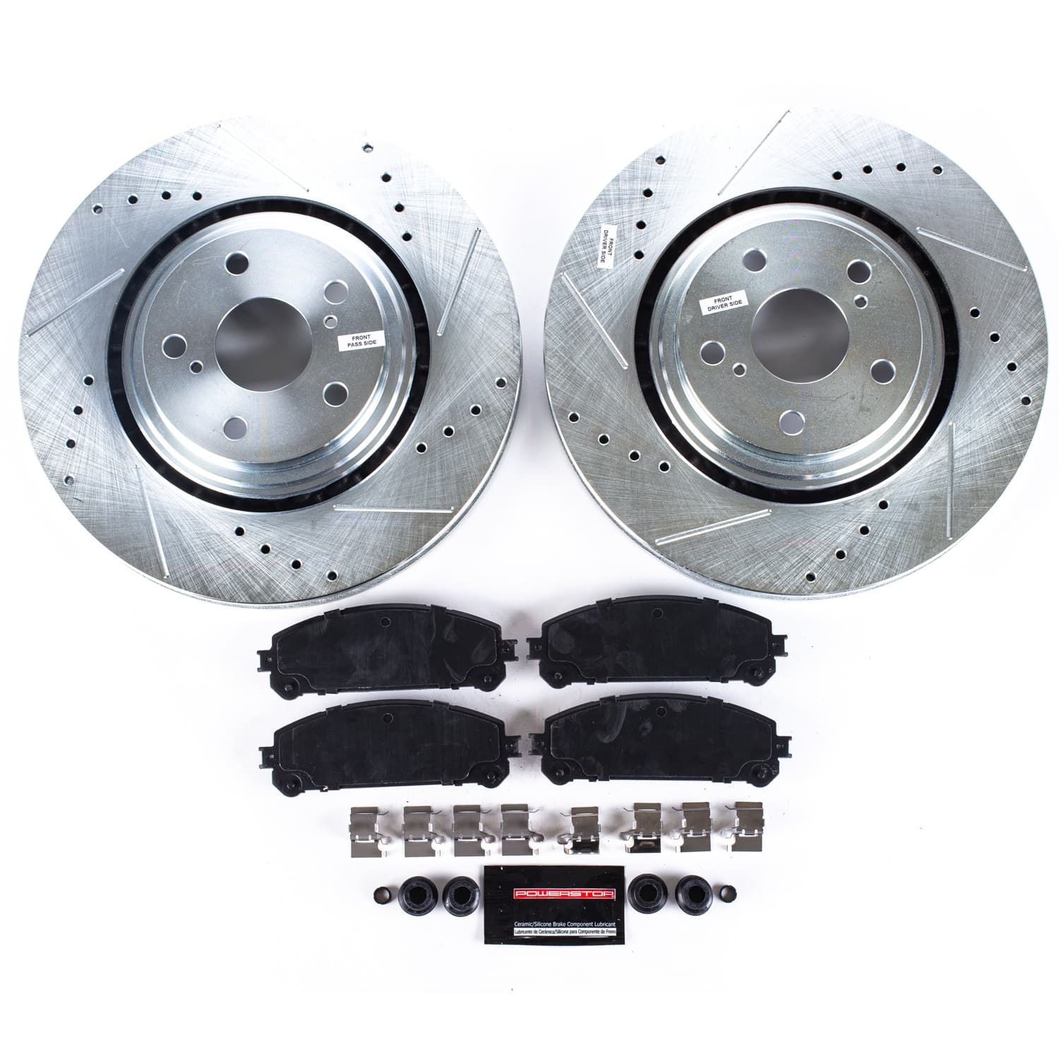 Power Stop - K4713 - Front - Disc Brake Pad and Rotor Kit image 3