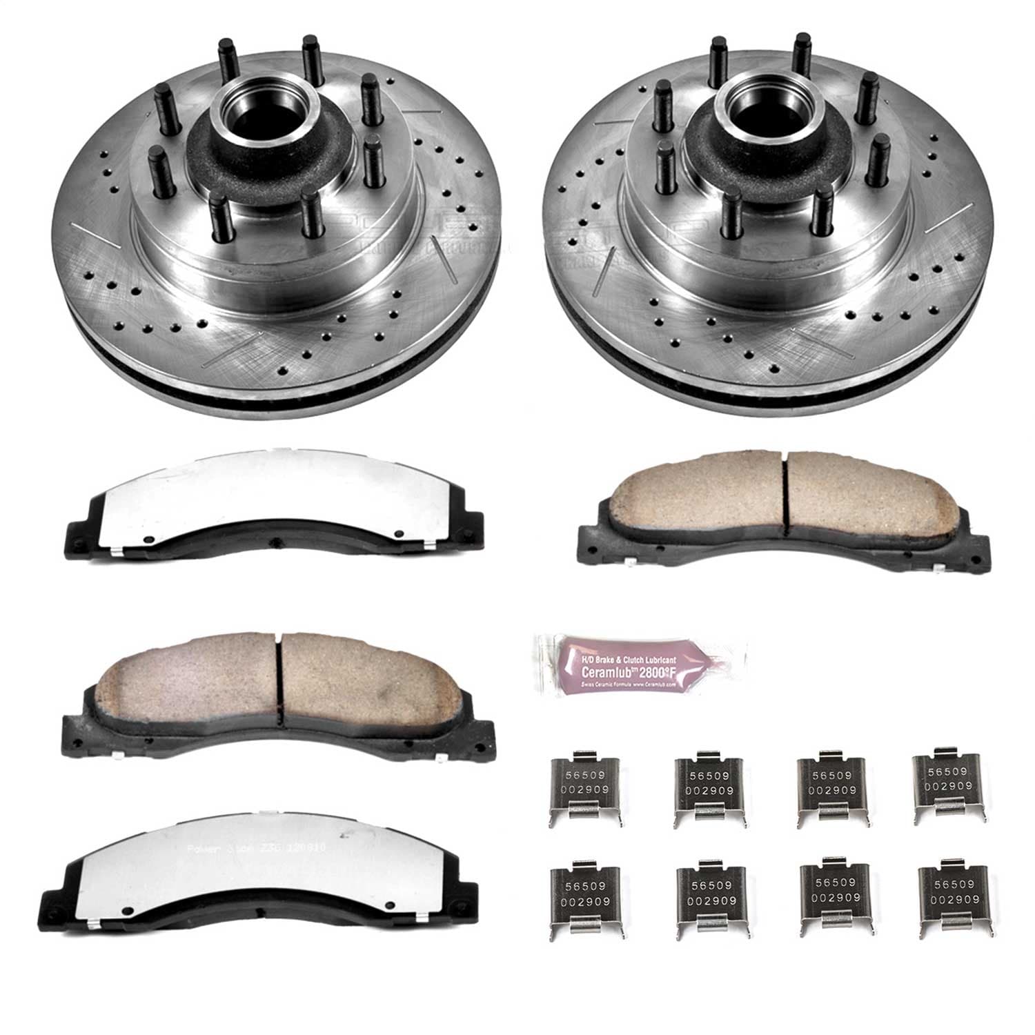 Power Stop - K4716-36 - Front - Disc Brake Pad and Rotor Kit image 1