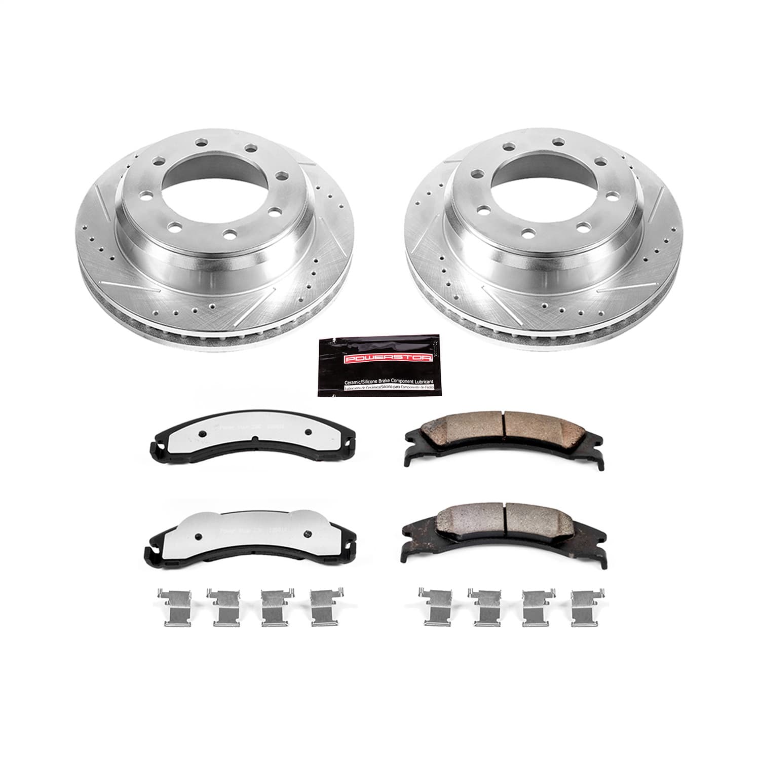 Power Stop - K4718-36 - Rear - Disc Brake Pad and Rotor Kit image 1