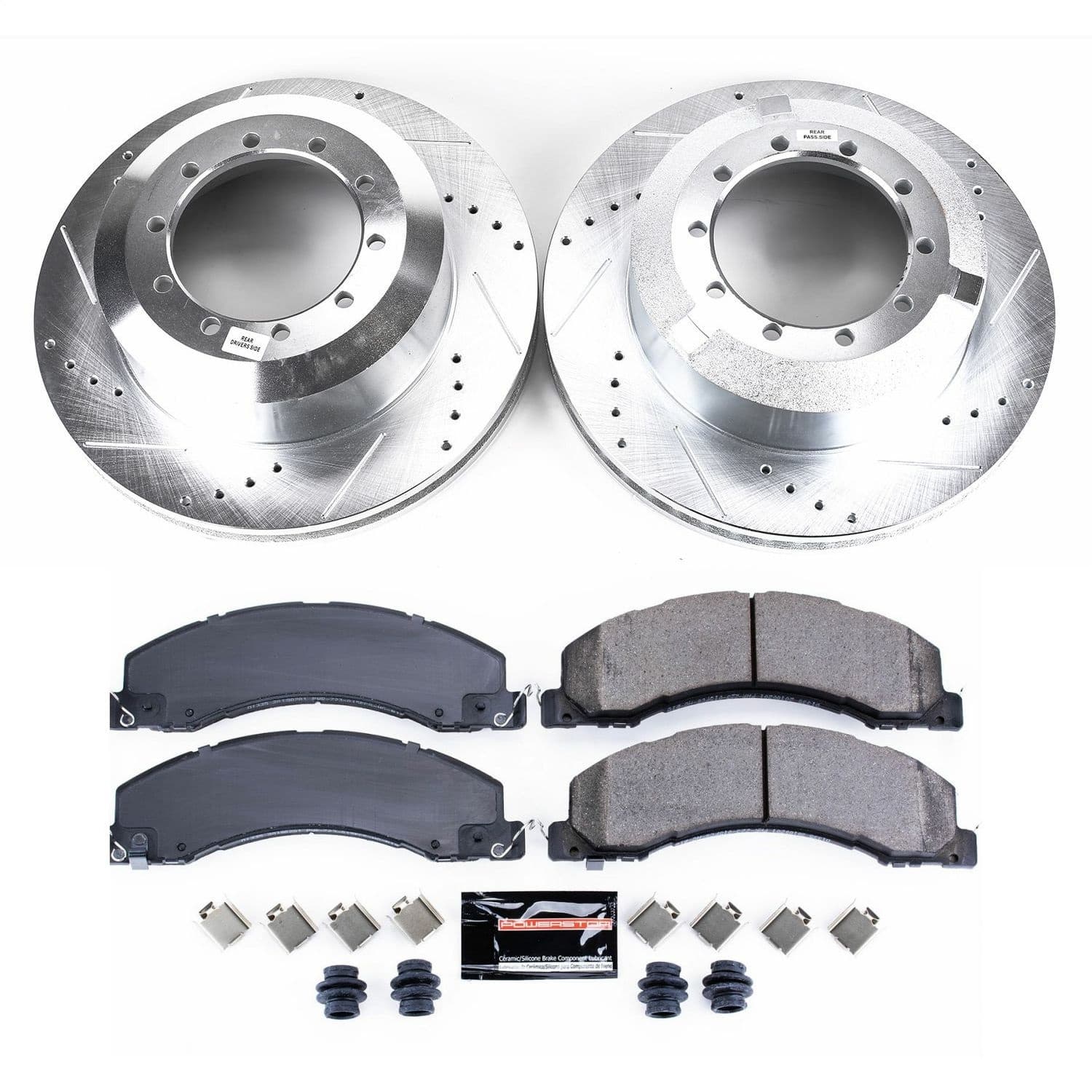 Power Stop - K4722 - Rear - Disc Brake Pad and Rotor Kit image 1