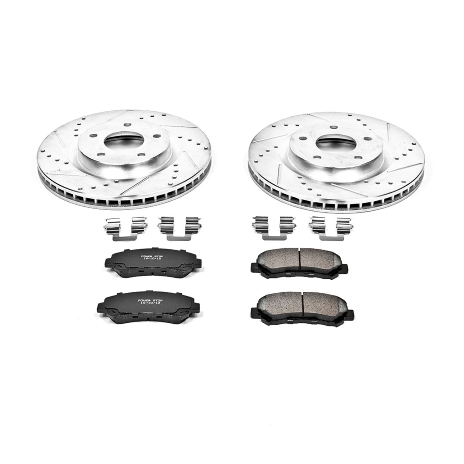 Power Stop - K4724 - Front - Disc Brake Pad and Rotor Kit image 1