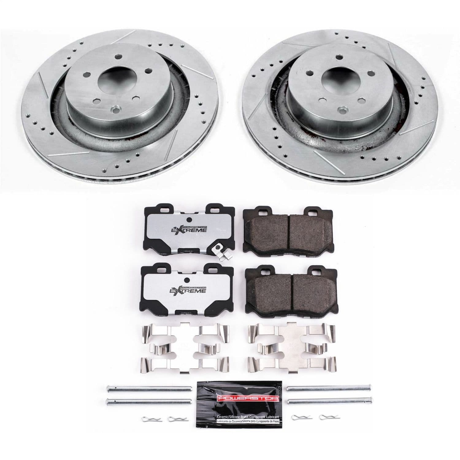 Power Stop - K4732-26 - Rear - Disc Brake Pad and Rotor Kit image 1