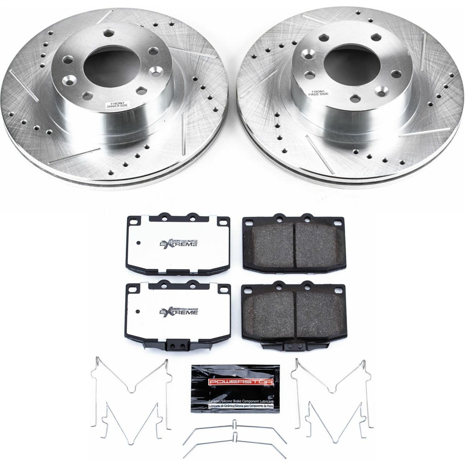 Power Stop - K4833-26 - Front - Disc Brake Pad and Rotor Kit image 1
