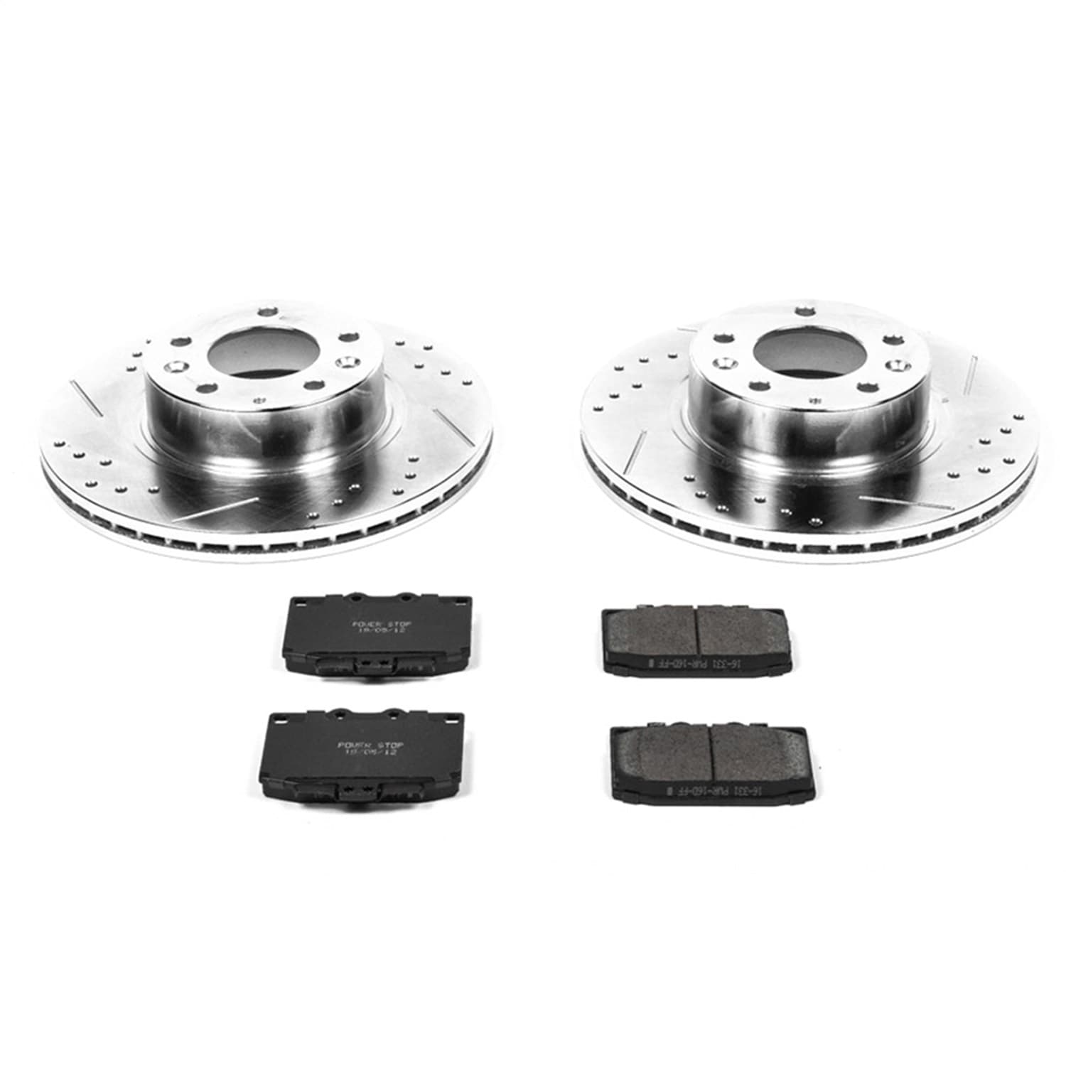 Power Stop - K4833 - Front - Disc Brake Pad and Rotor Kit image 1
