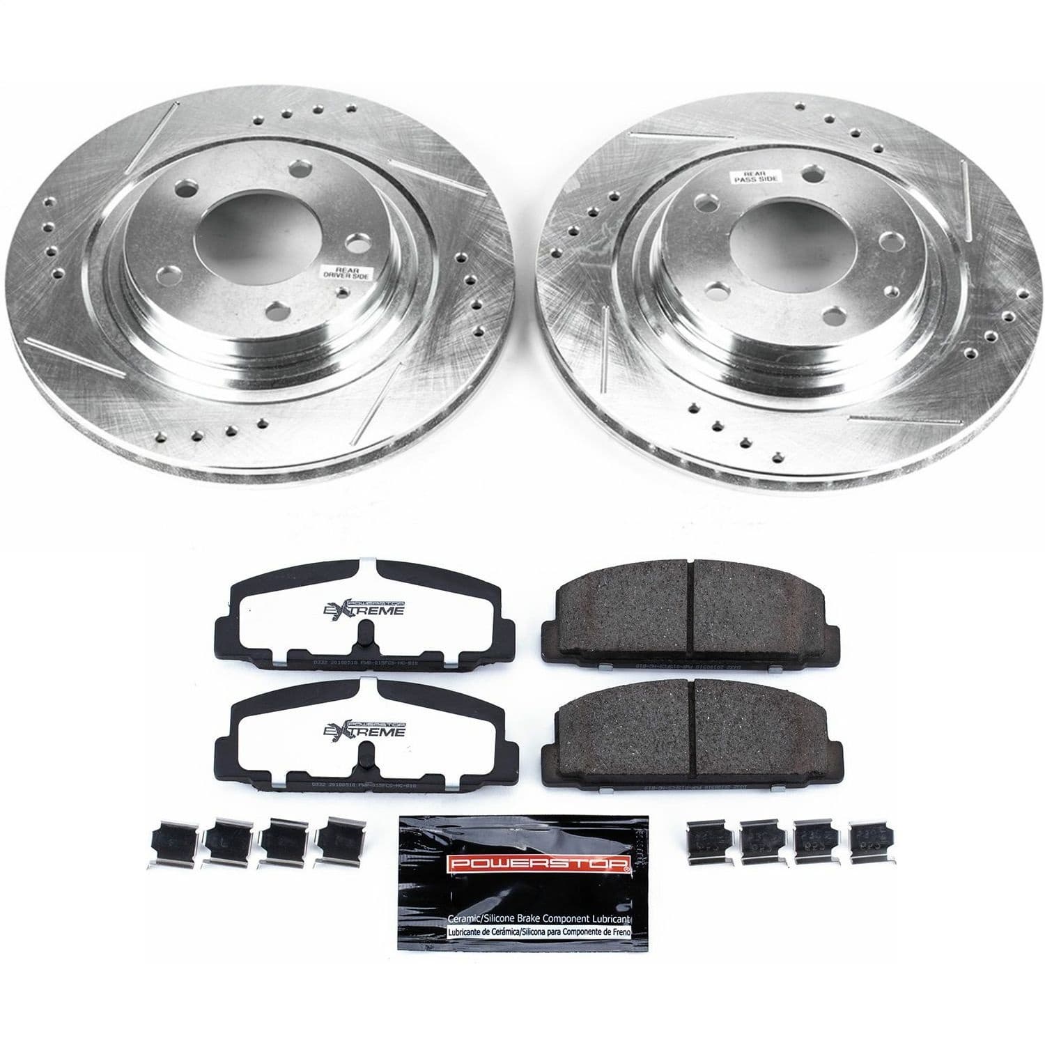 Power Stop - K4835-26 - Rear - Disc Brake Pad and Rotor Kit image 1