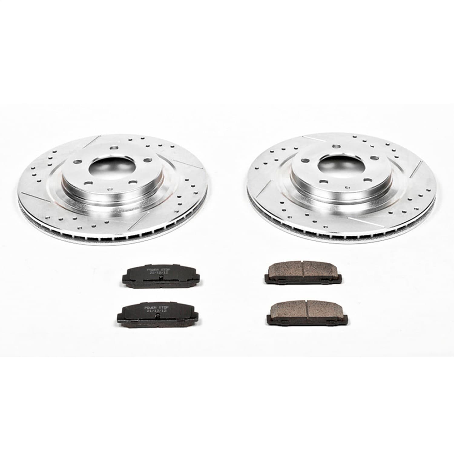 Power Stop - K4835 - Rear - Disc Brake Pad and Rotor Kit image 1