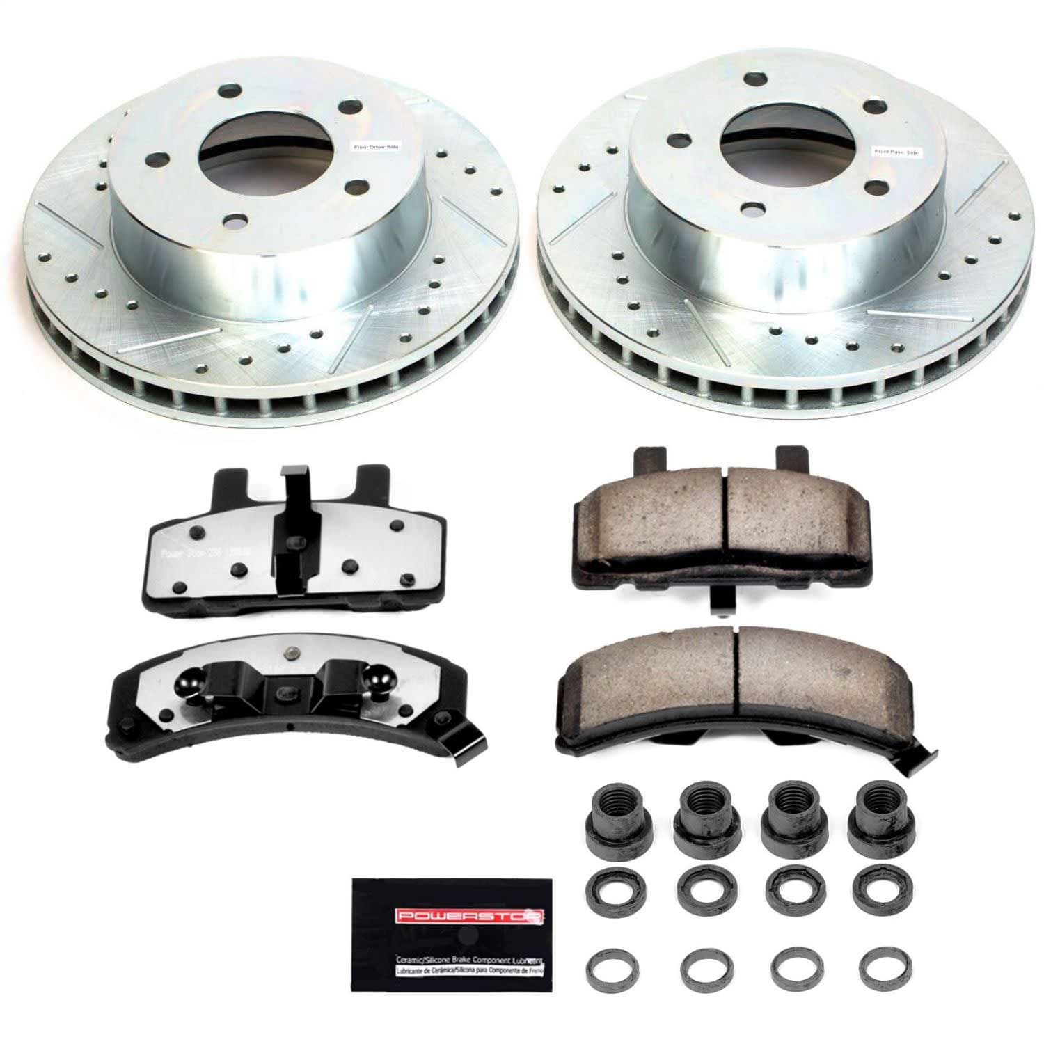 Power Stop - K4873-36 - Front - Disc Brake Pad and Rotor Kit image 1