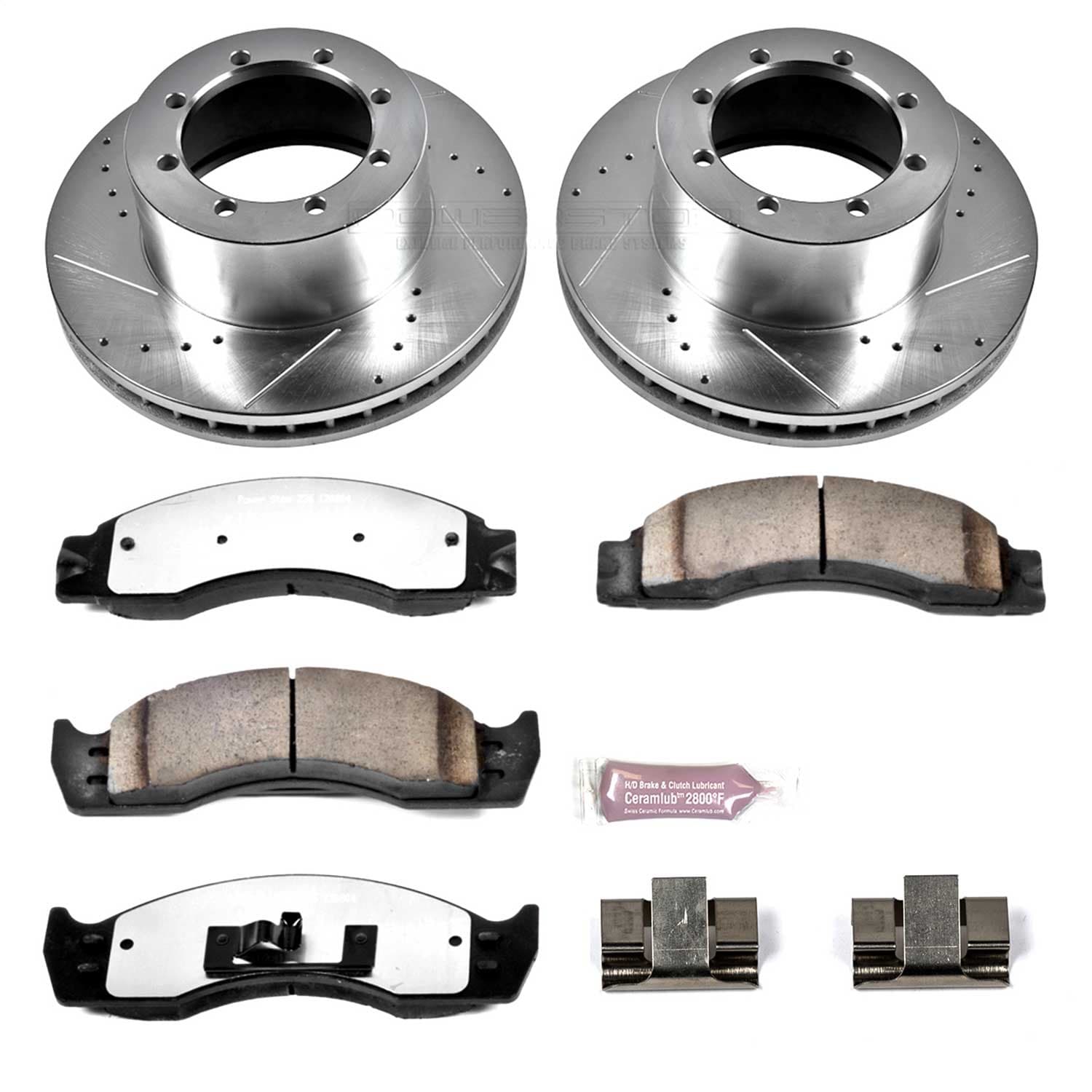 Power Stop - K4912-36 - Rear - Disc Brake Pad and Rotor Kit image 1