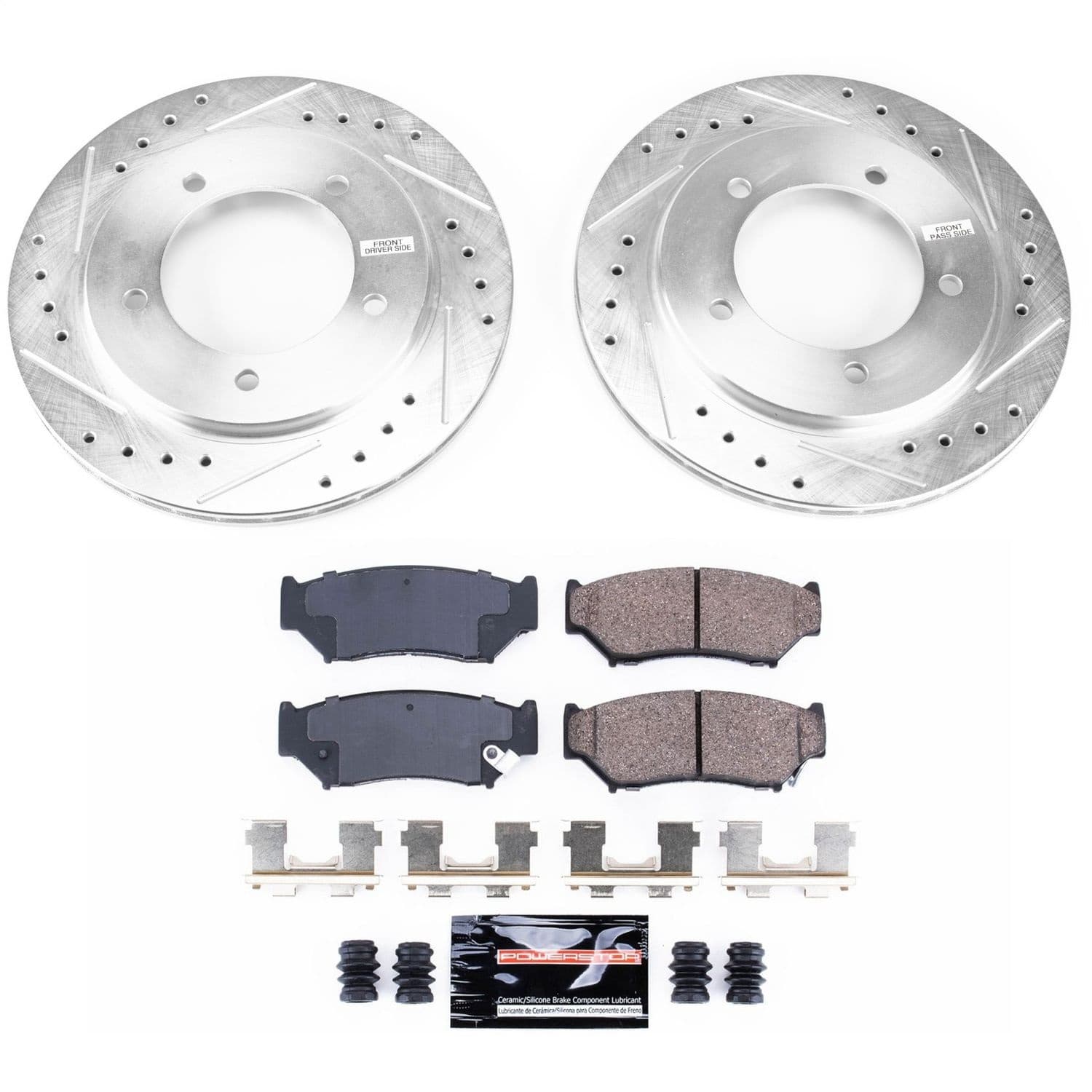 Power Stop - K5014 - Front - Disc Brake Pad and Rotor Kit image 1