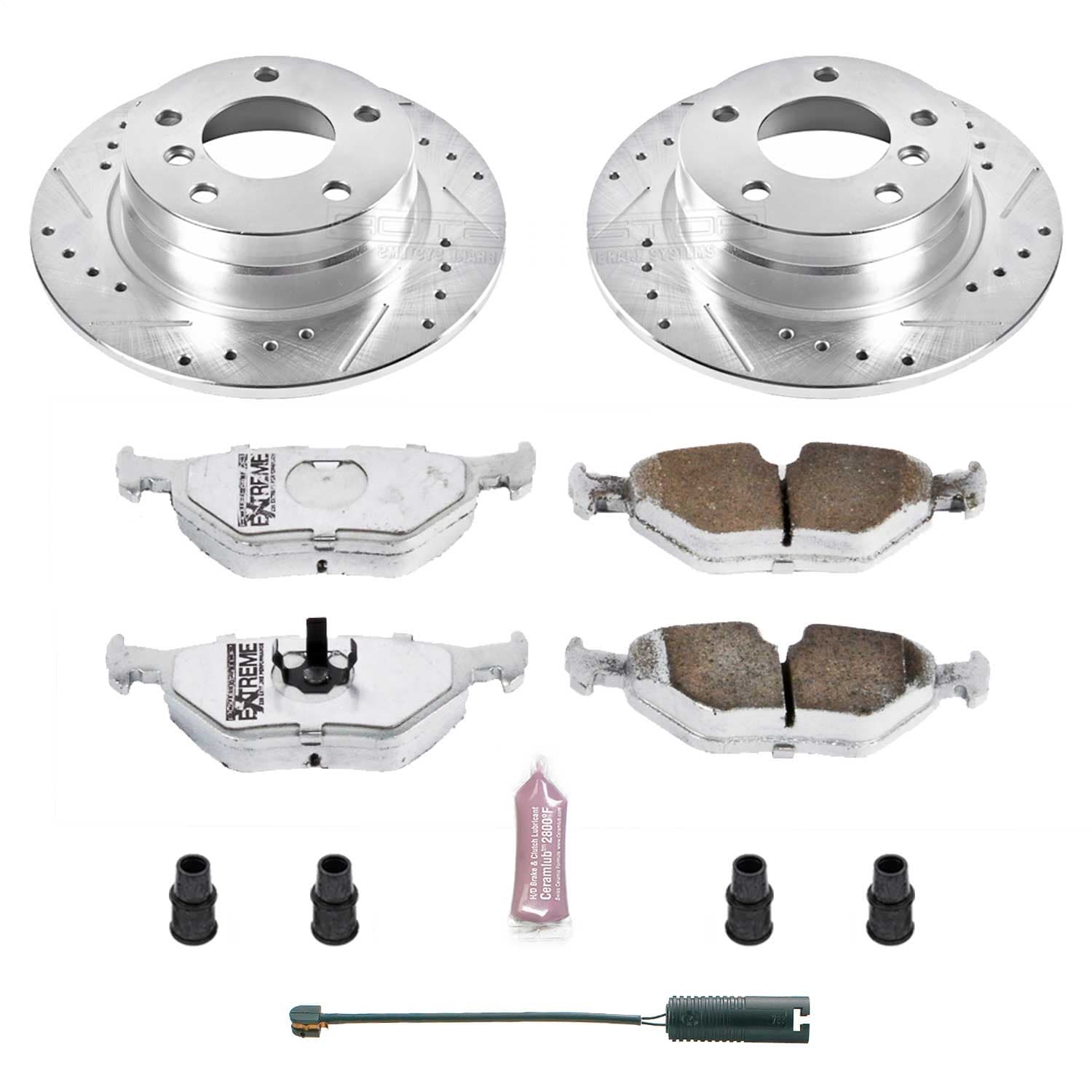 Power Stop - K502-26 - Rear - Disc Brake Pad and Rotor Kit image 1