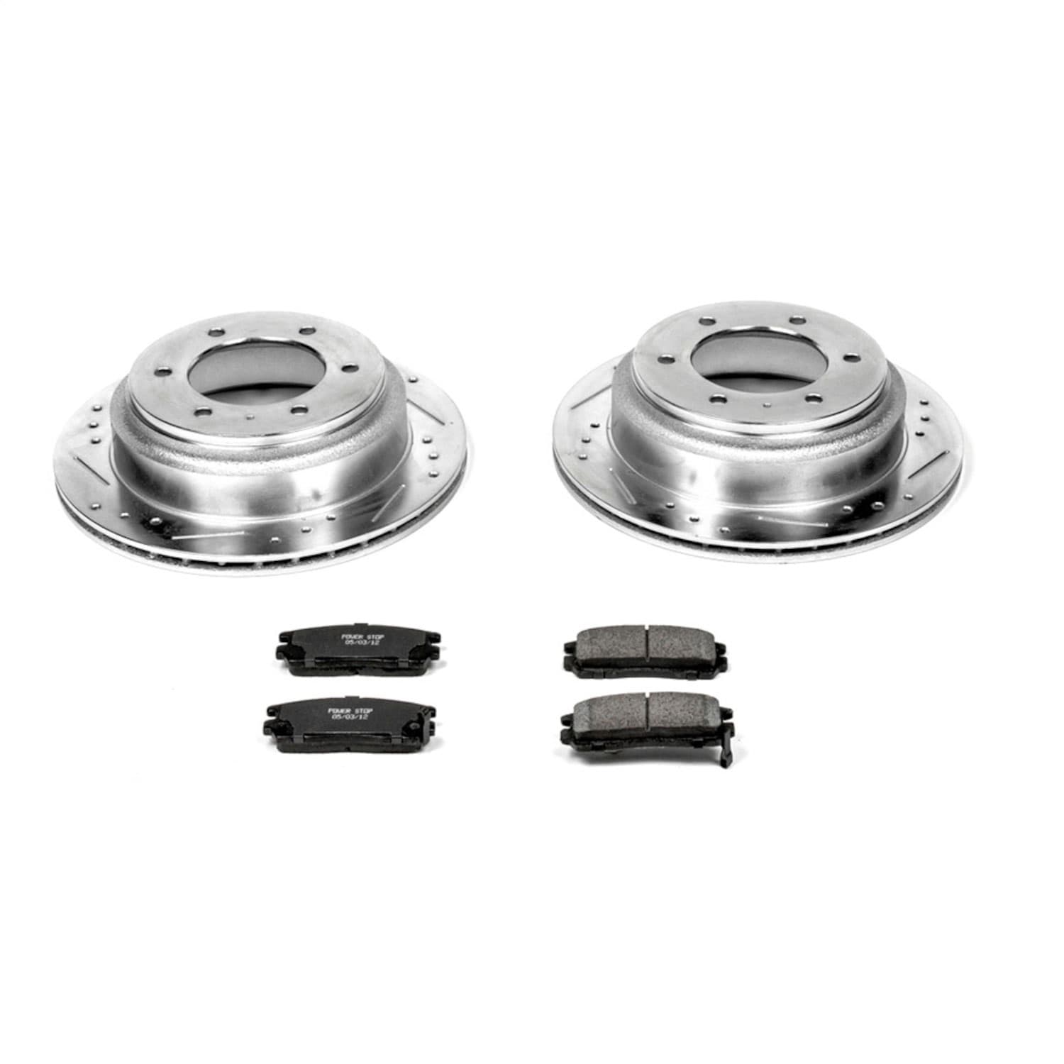 Power Stop - K5029 - Rear - Disc Brake Pad and Rotor Kit image 1