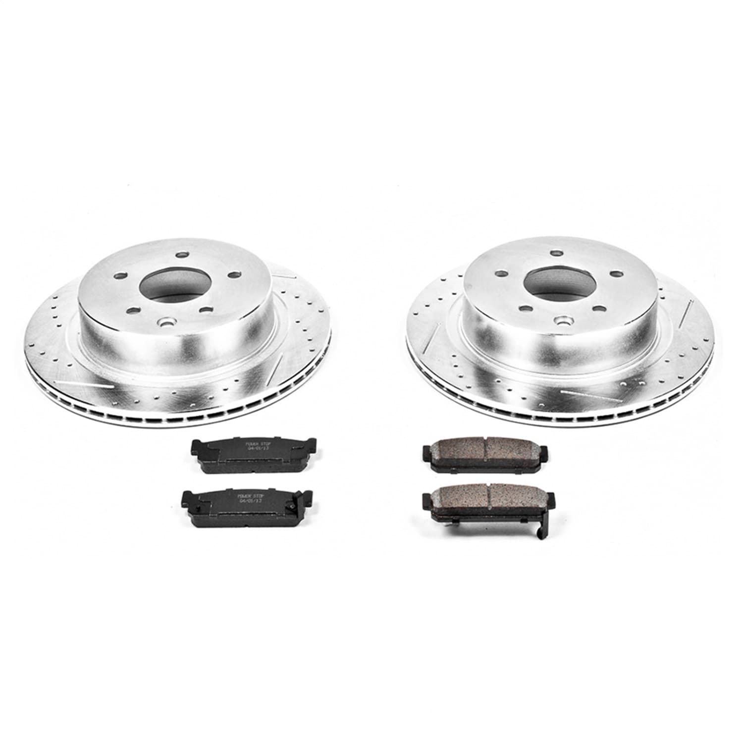 Power Stop - K5032 - Rear - Disc Brake Pad and Rotor Kit image 1