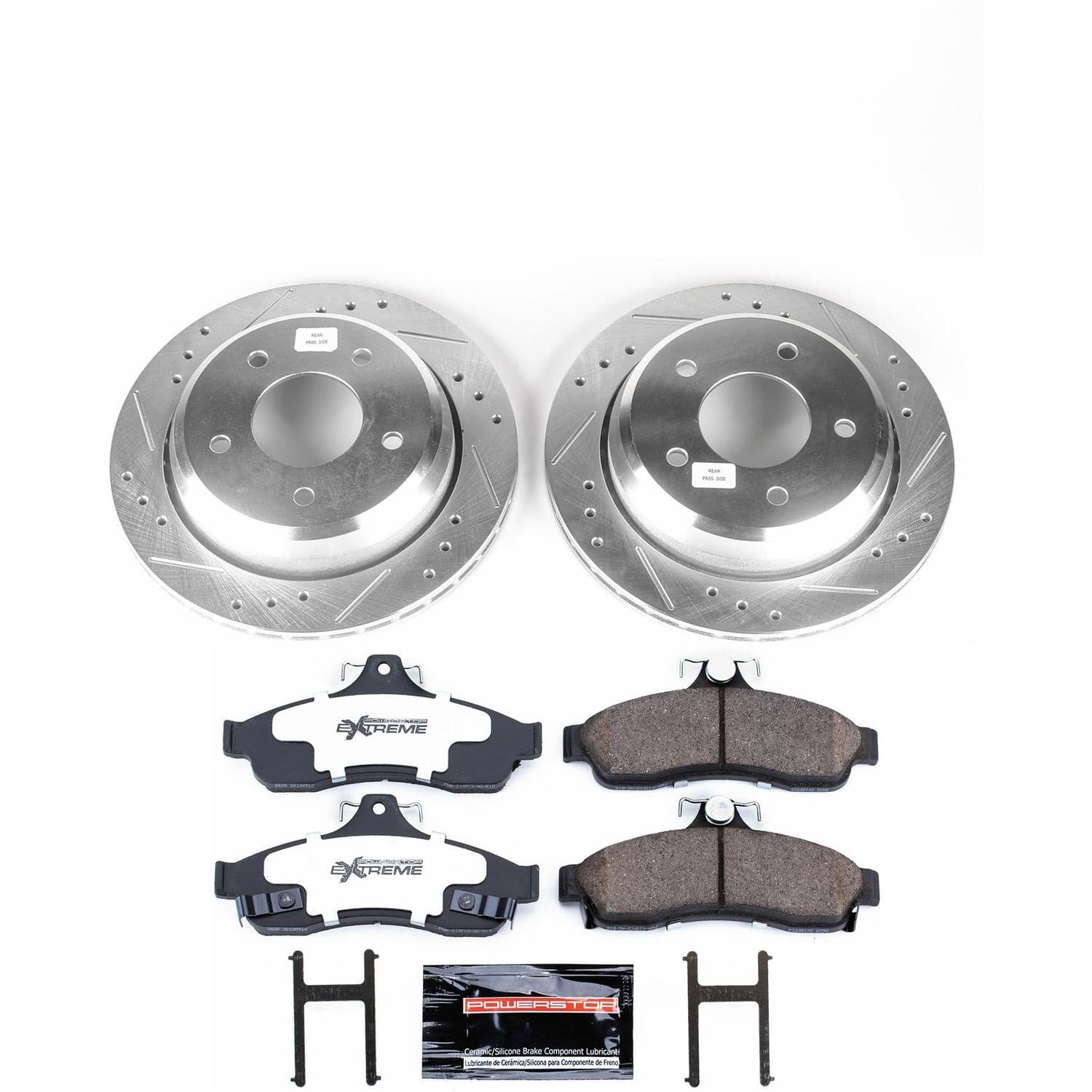 Power Stop - K5064-26 - Rear - Disc Brake Pad and Rotor Kit image 1