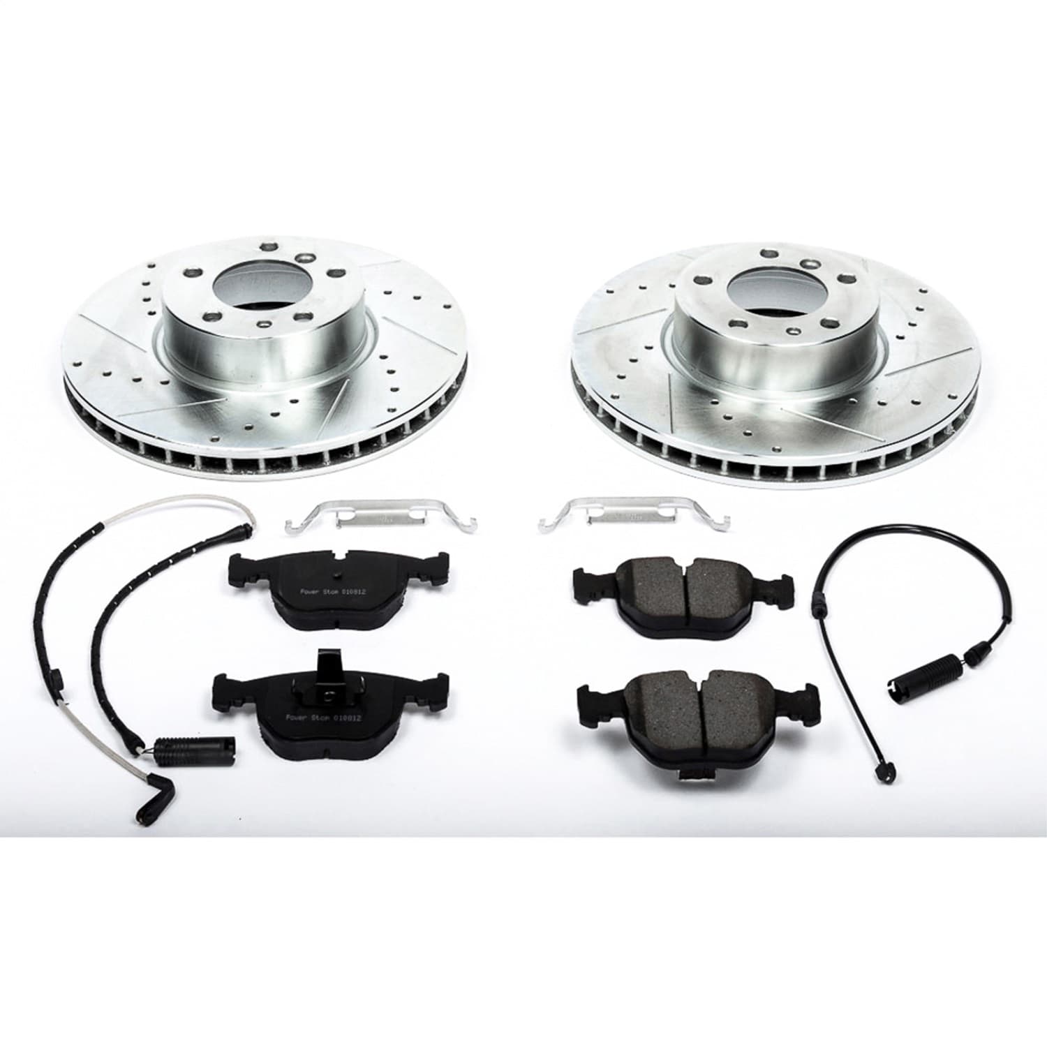 Power Stop - K508 - Front - Disc Brake Pad and Rotor Kit image 1