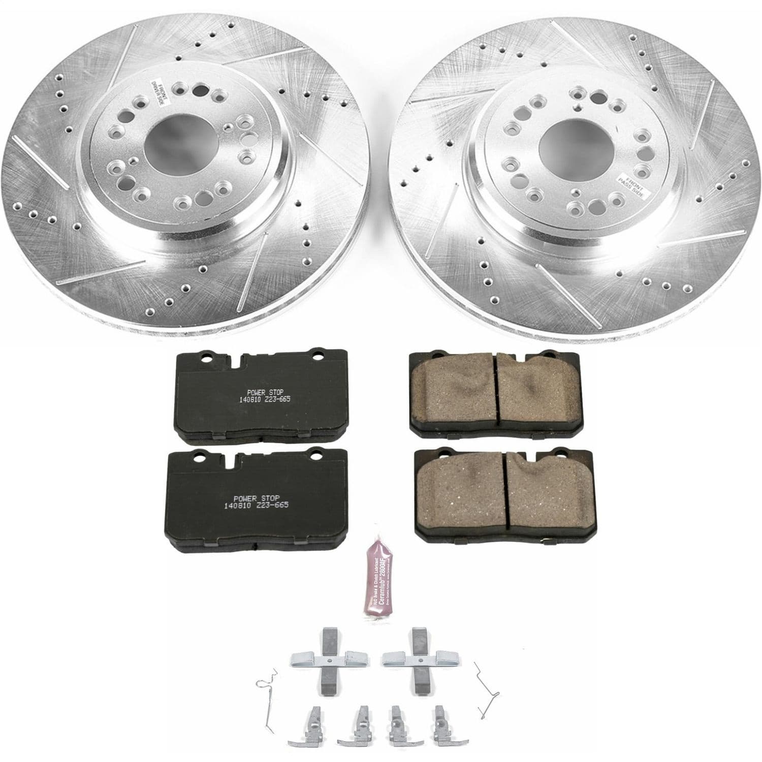 Power Stop - K5099 - Front - Disc Brake Pad and Rotor Kit image 1