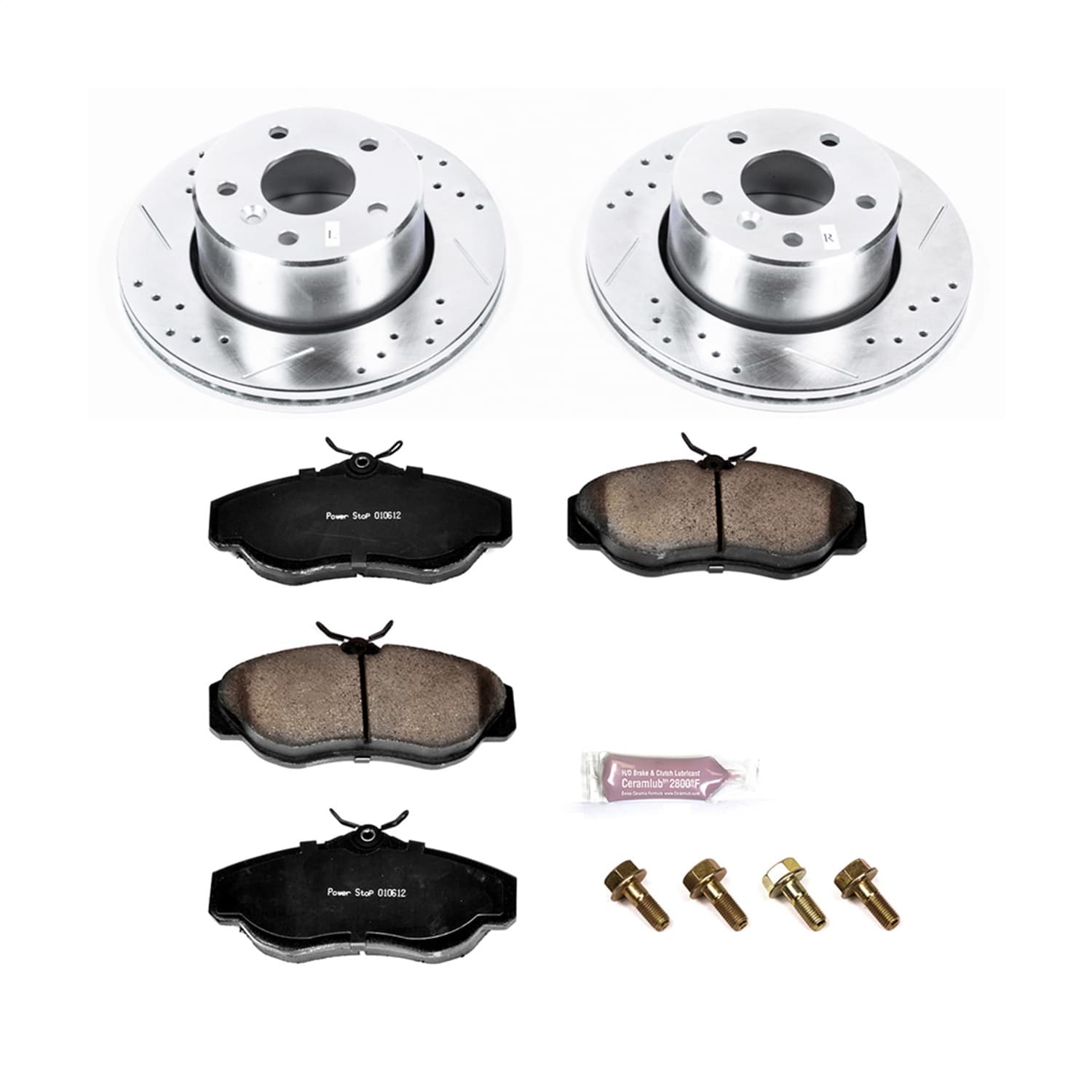 Power Stop - K5106 - Front - Disc Brake Pad and Rotor Kit image 1