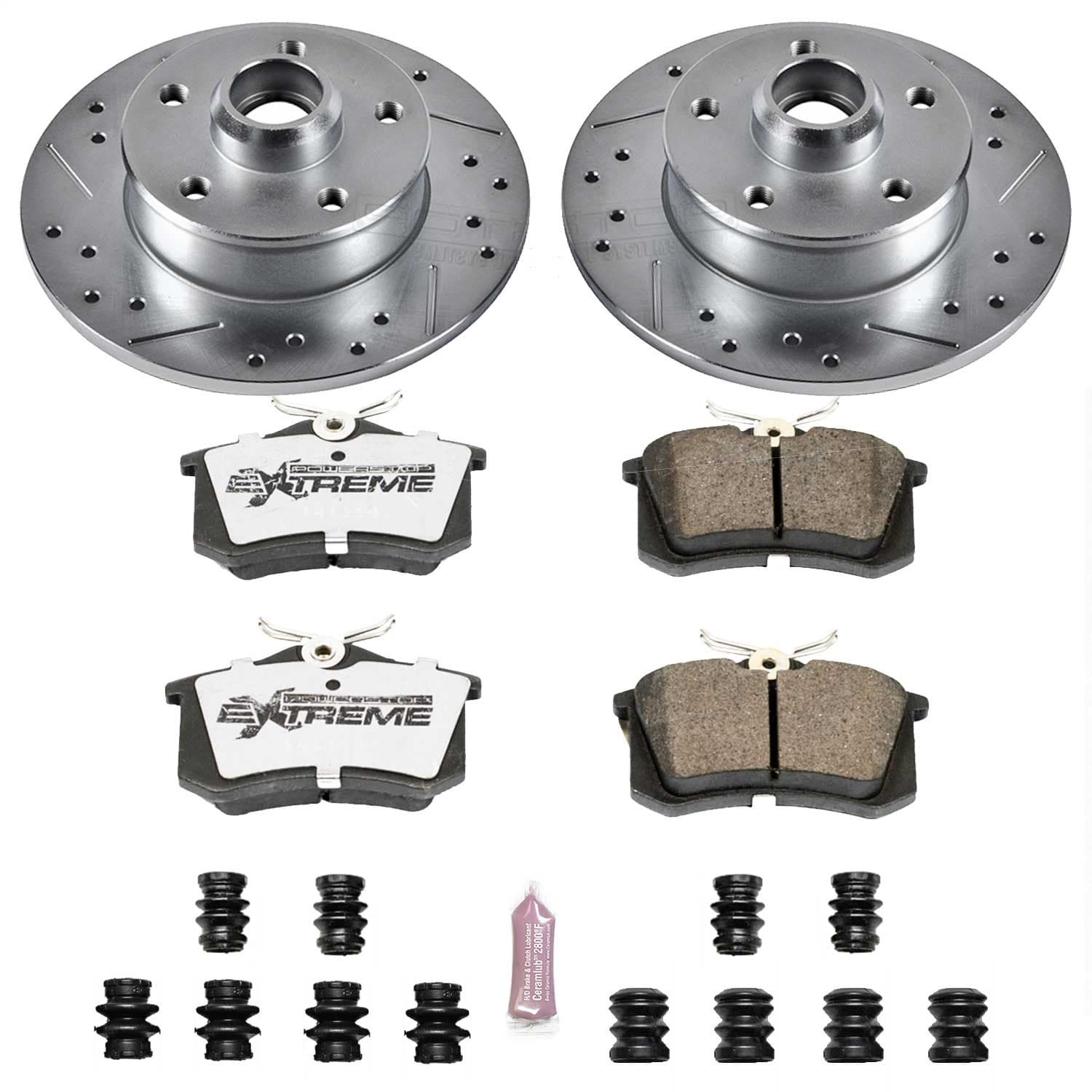 Power Stop - K513-26 - Rear - Disc Brake Pad and Rotor Kit image 1