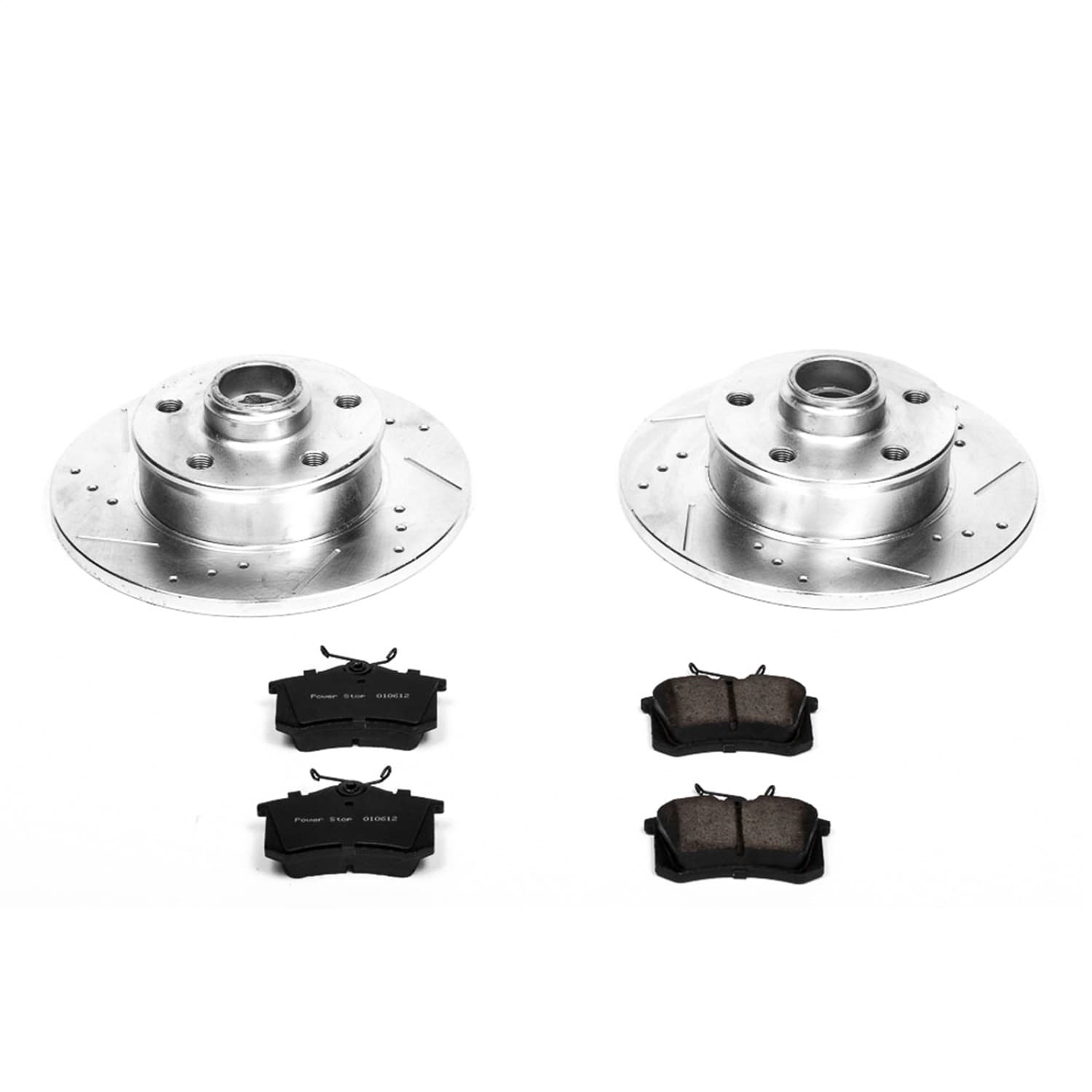 Power Stop - K513 - Rear - Disc Brake Pad and Rotor Kit image 1