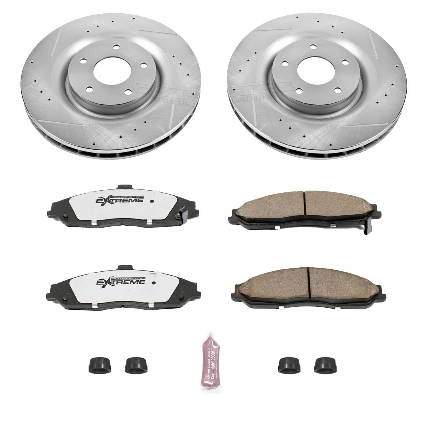Power Stop - K5158-26 - Front - Disc Brake Pad and Rotor Kit image 1