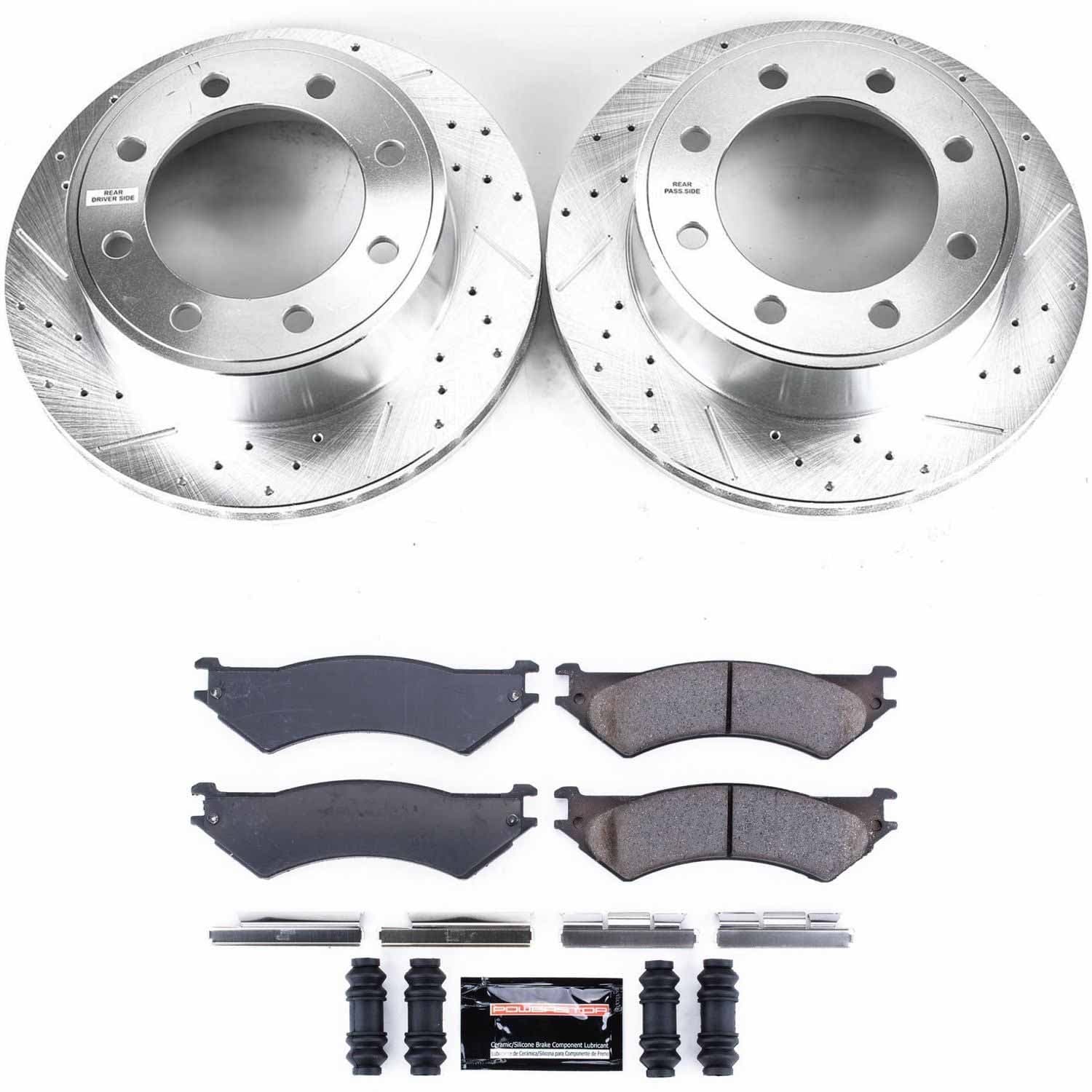 Power Stop - K5203 - Rear - Disc Brake Pad and Rotor Kit image 1