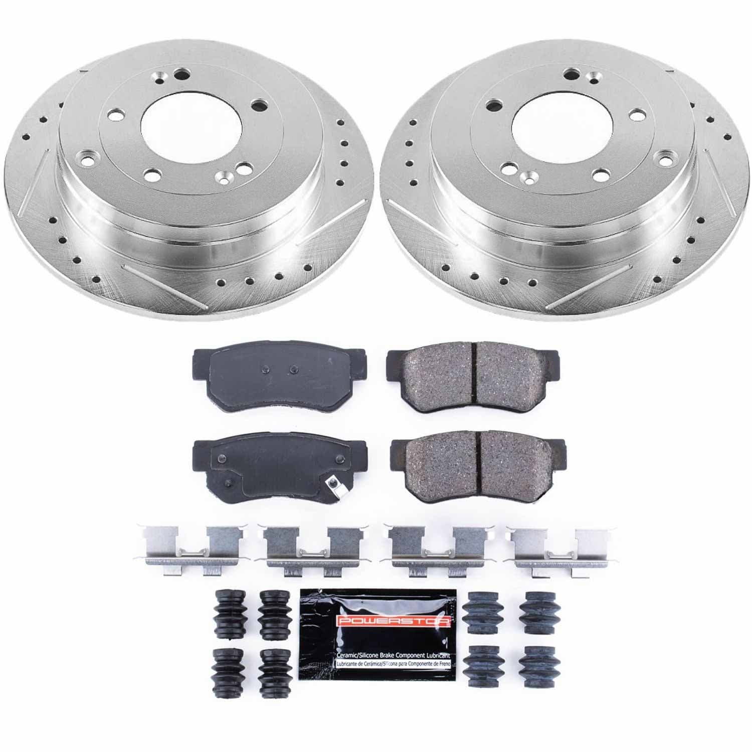 Power Stop - K5209 - Rear - Disc Brake Pad and Rotor Kit image 1