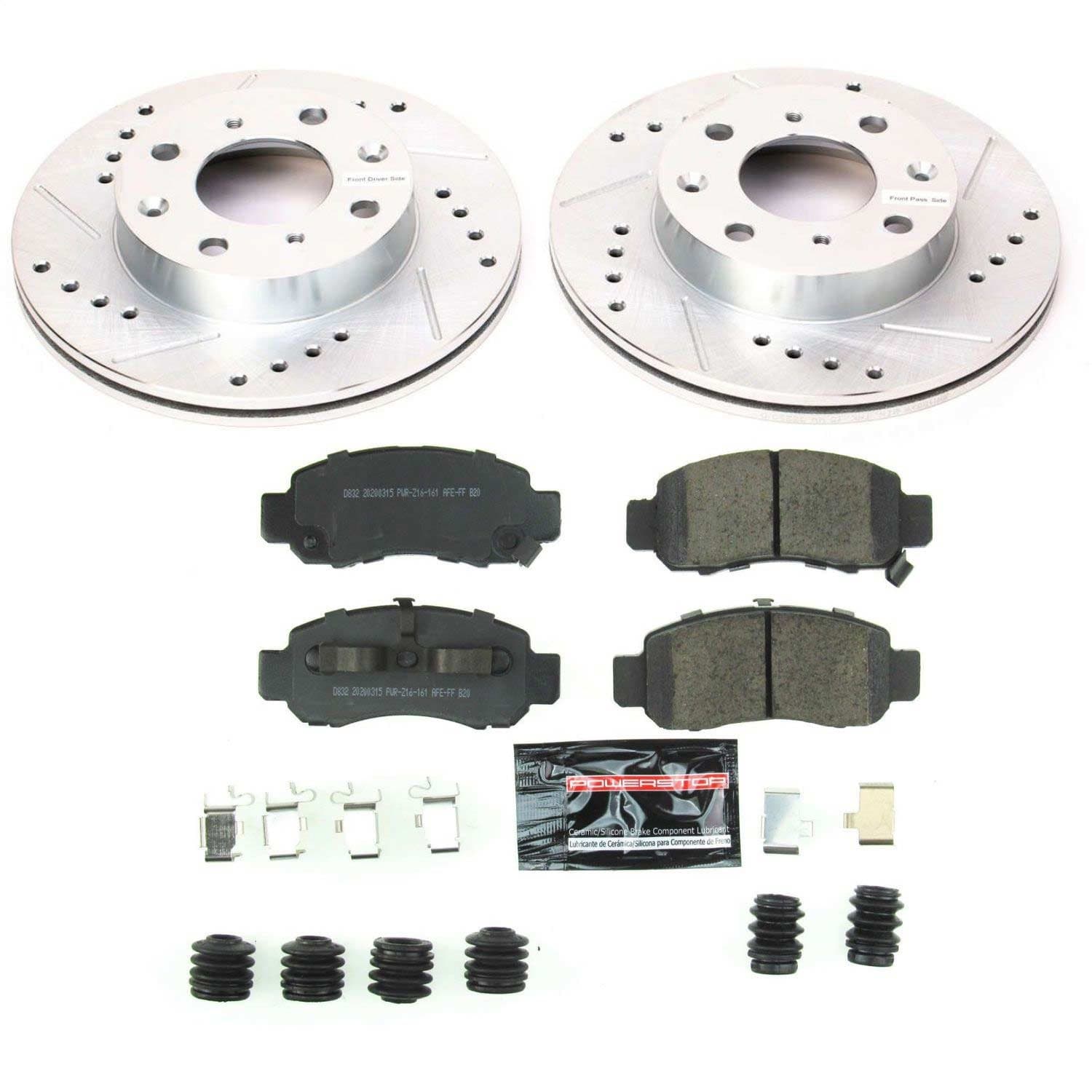 Power Stop - K5224 - Front - Disc Brake Pad and Rotor Kit image 1