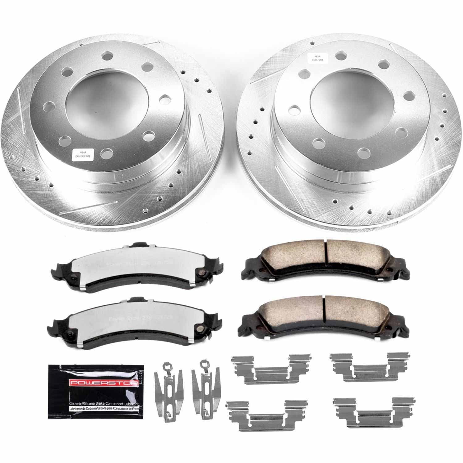 Power Stop - K5225-36 - Rear - Disc Brake Pad and Rotor Kit image 1