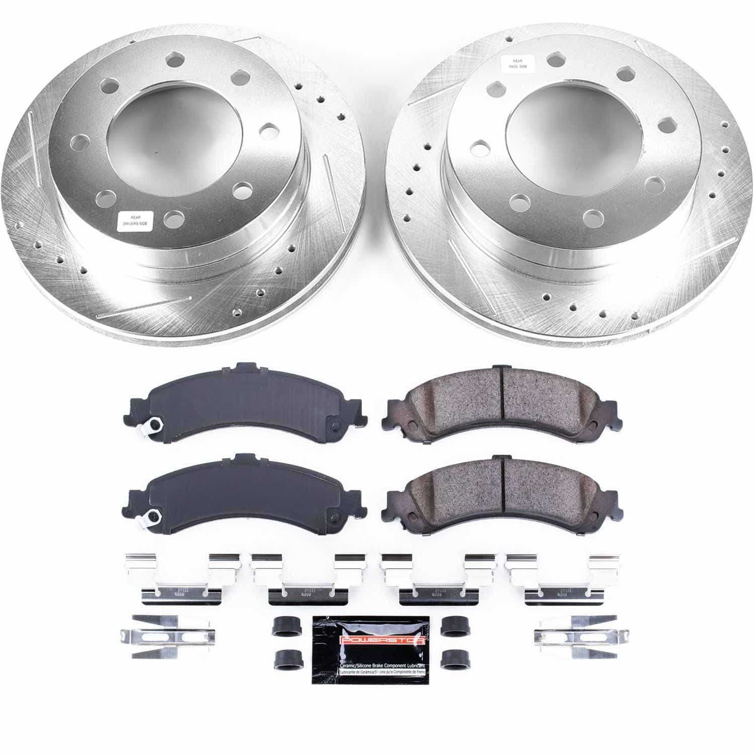 Power Stop - K5225 - Rear - Disc Brake Pad and Rotor Kit image 1