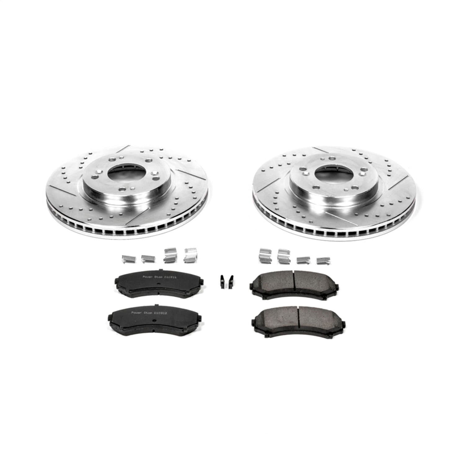 Power Stop - K5258 - Front - Disc Brake Pad and Rotor Kit image 1