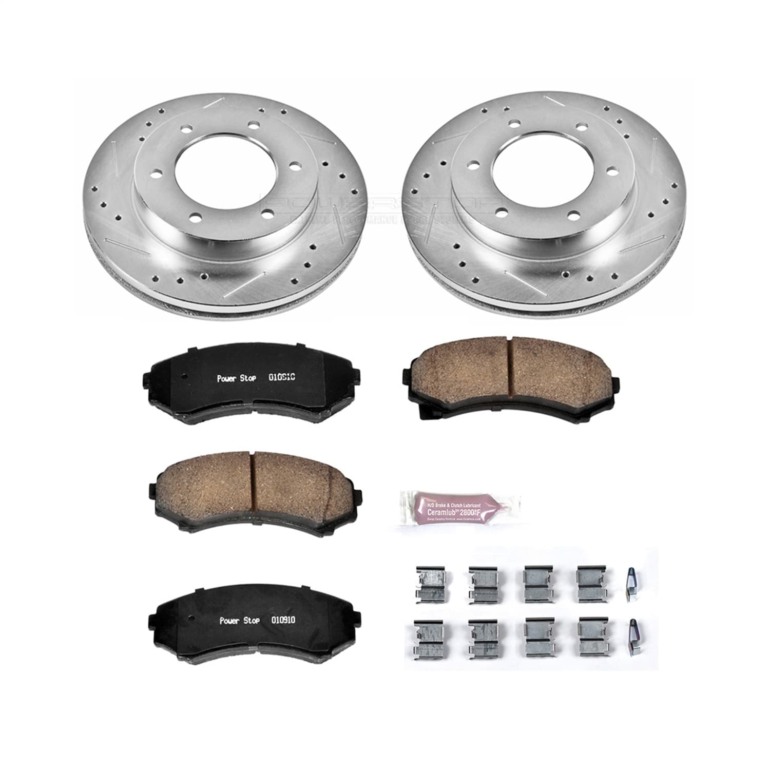 Power Stop - K5259 - Front - Disc Brake Pad and Rotor Kit image 1