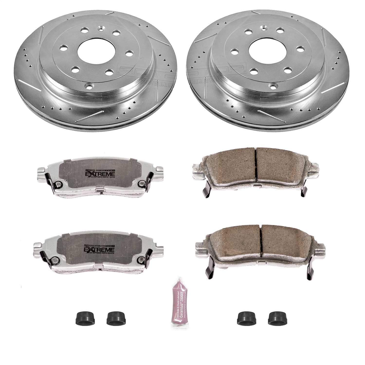 Power Stop - K5262-26 - Rear - Disc Brake Pad and Rotor Kit image 1