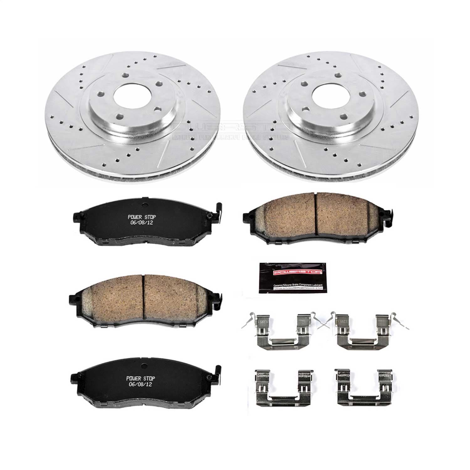 Power Stop - K5263 - Front - Disc Brake Pad and Rotor Kit image 1