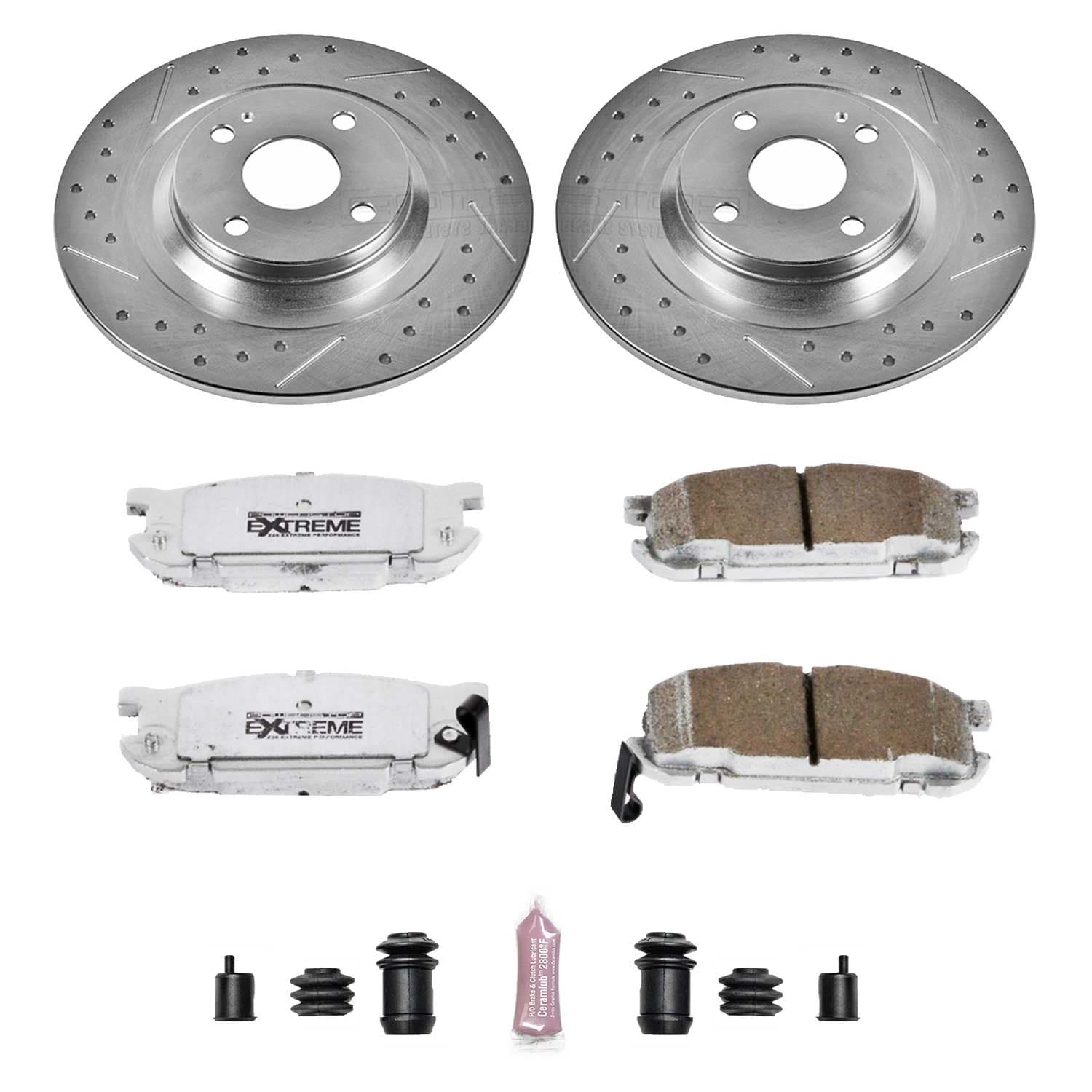 Power Stop - K5267-26 - Rear - Disc Brake Pad and Rotor Kit image 1
