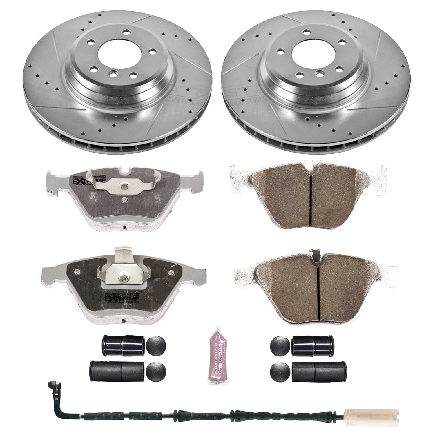 Power Stop - K5281-26 - Front - Disc Brake Pad and Rotor Kit image 1