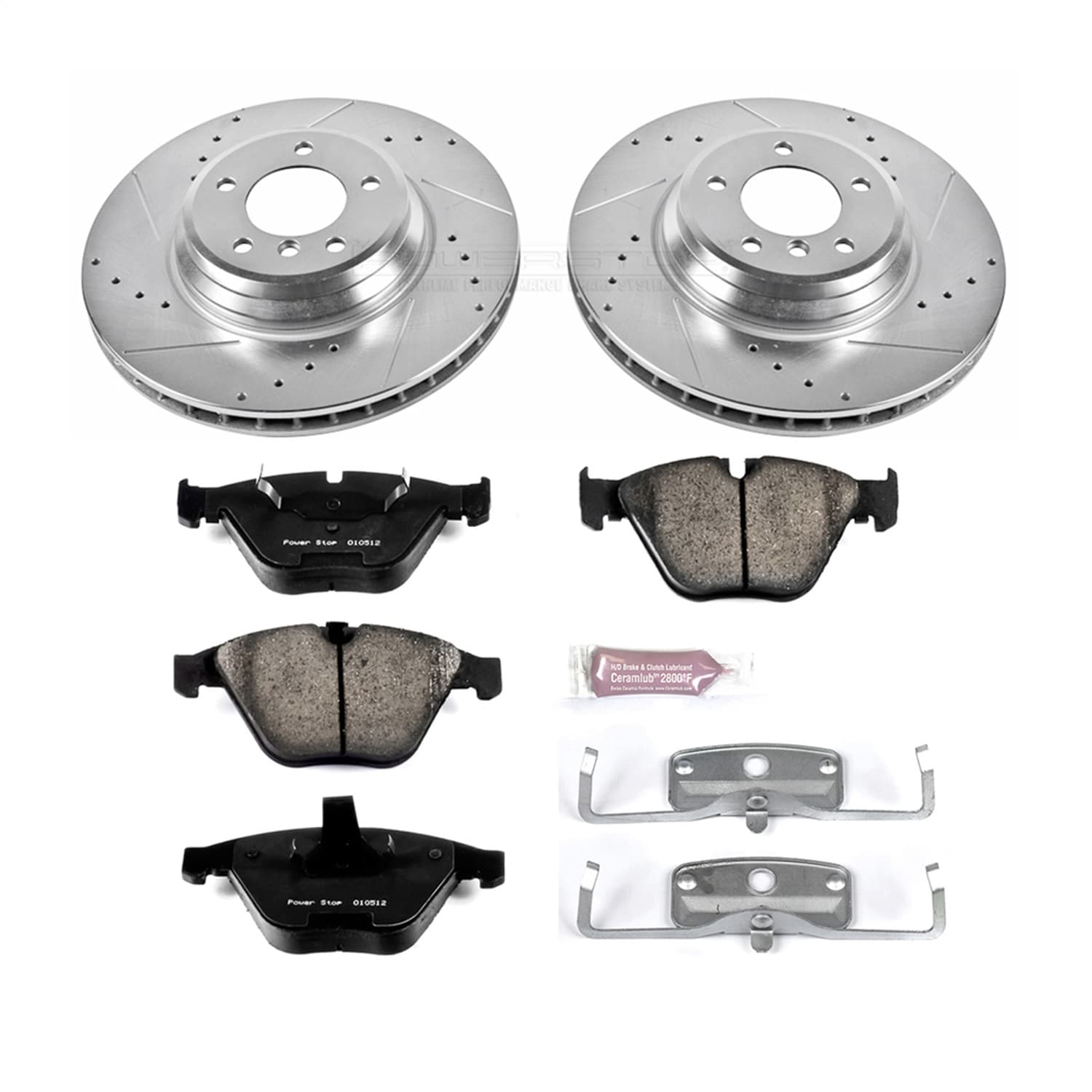 Power Stop - K5281 - Front - Disc Brake Pad and Rotor Kit image 1